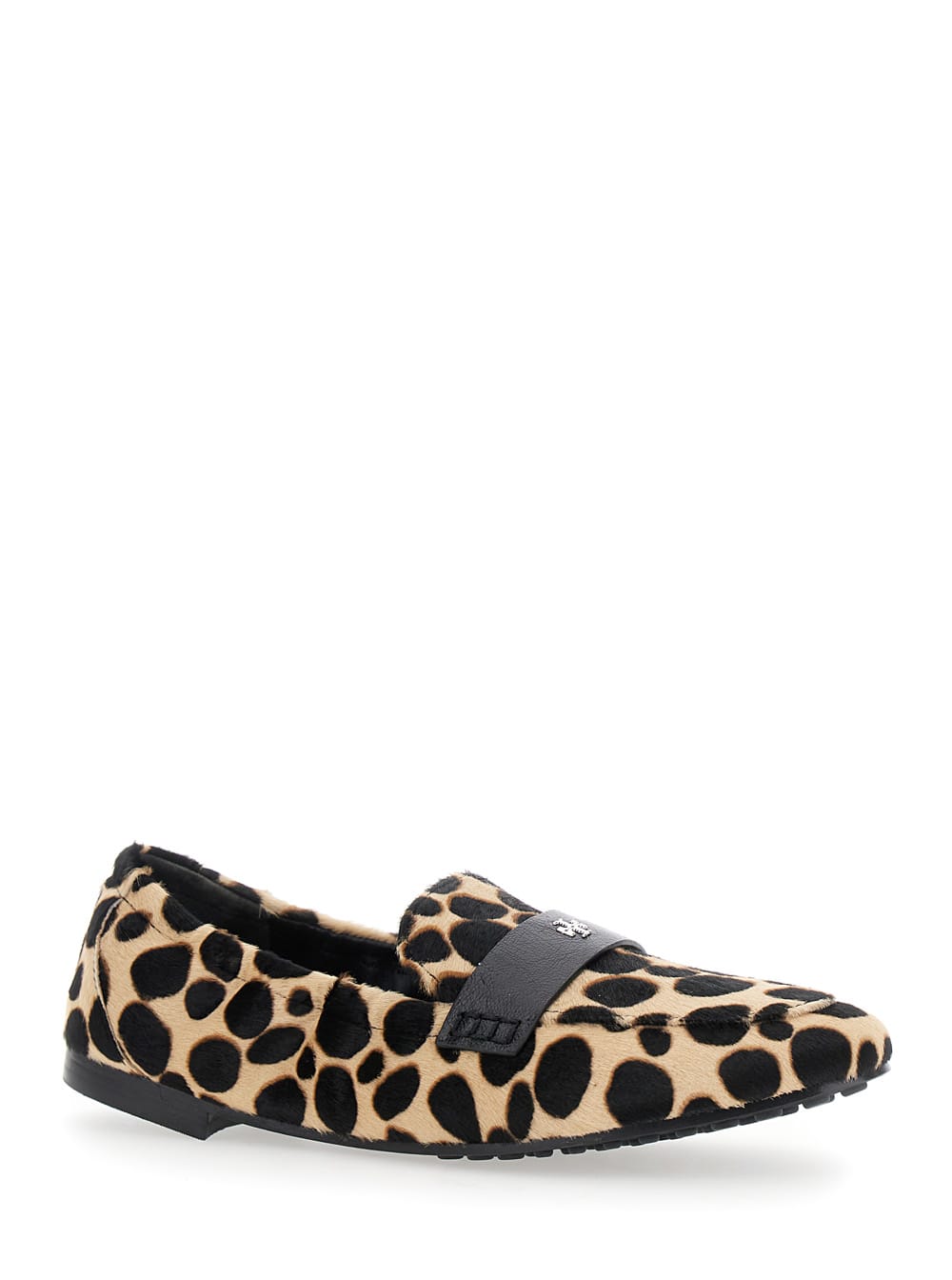 Tory Burch Animal Print Pony Skin Loafers In Animal Print