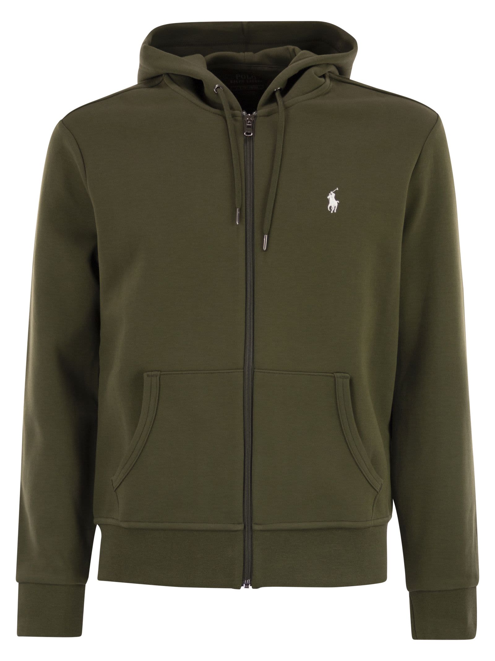 Ralph Lauren Hoodie With Zip In Green