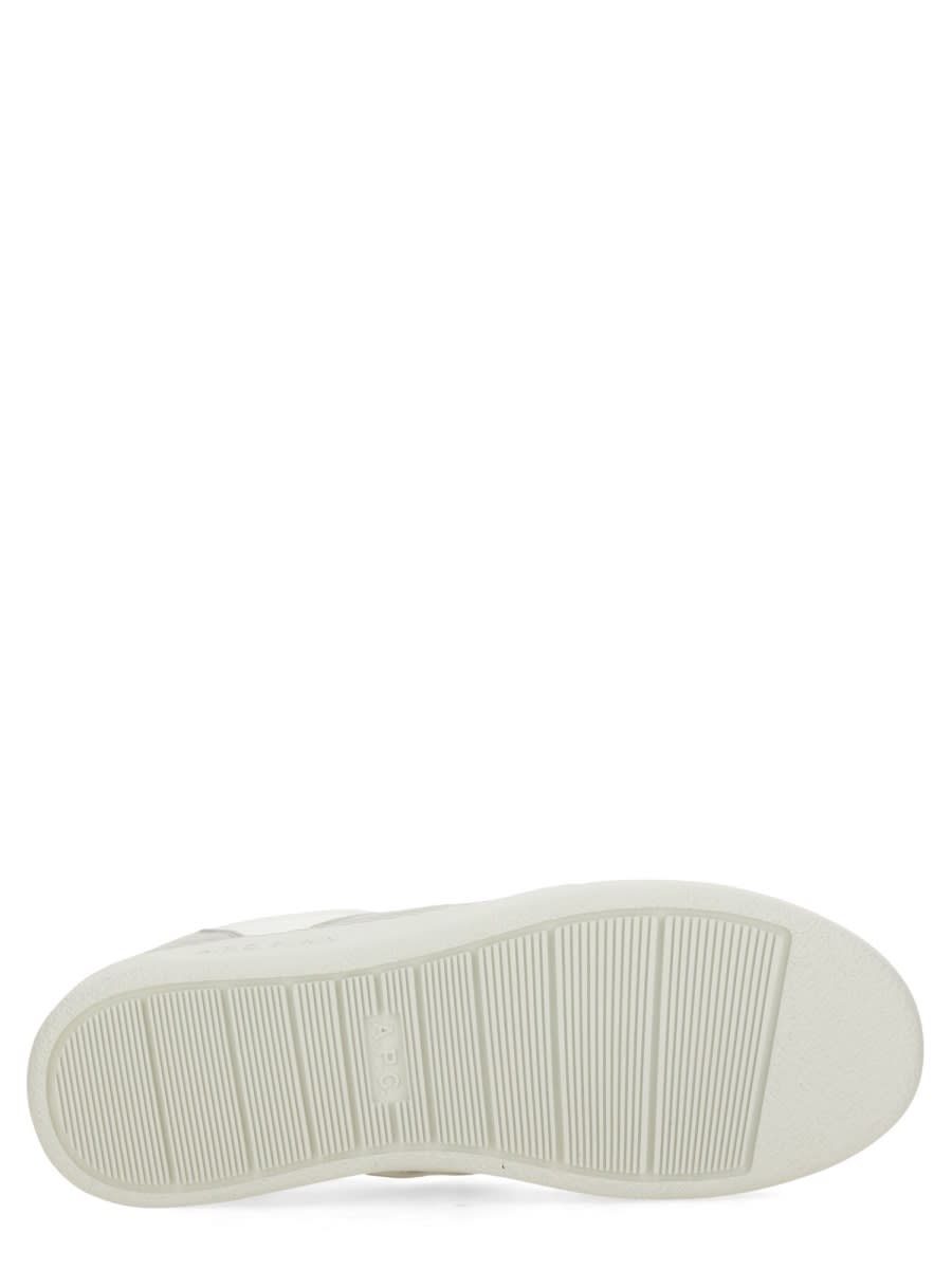 Shop Apc Plain Sneaker In White