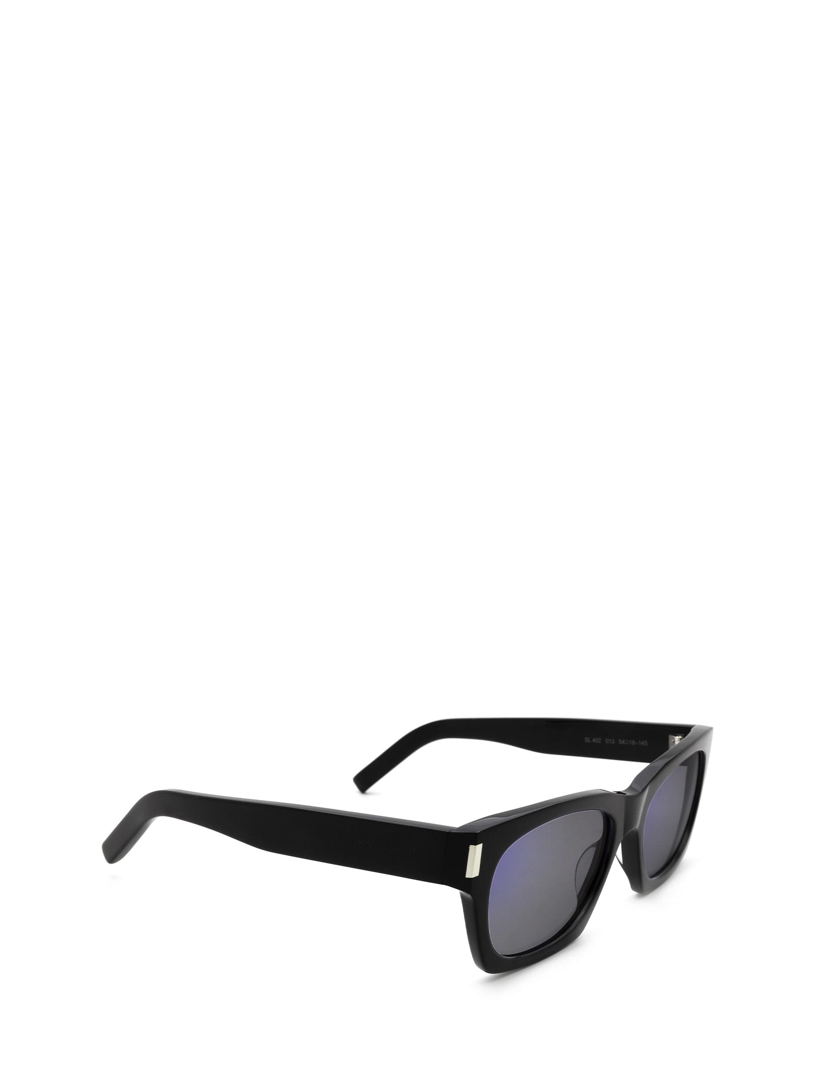 Shop Saint Laurent Eyewear Sl 402 Black Sunglasses