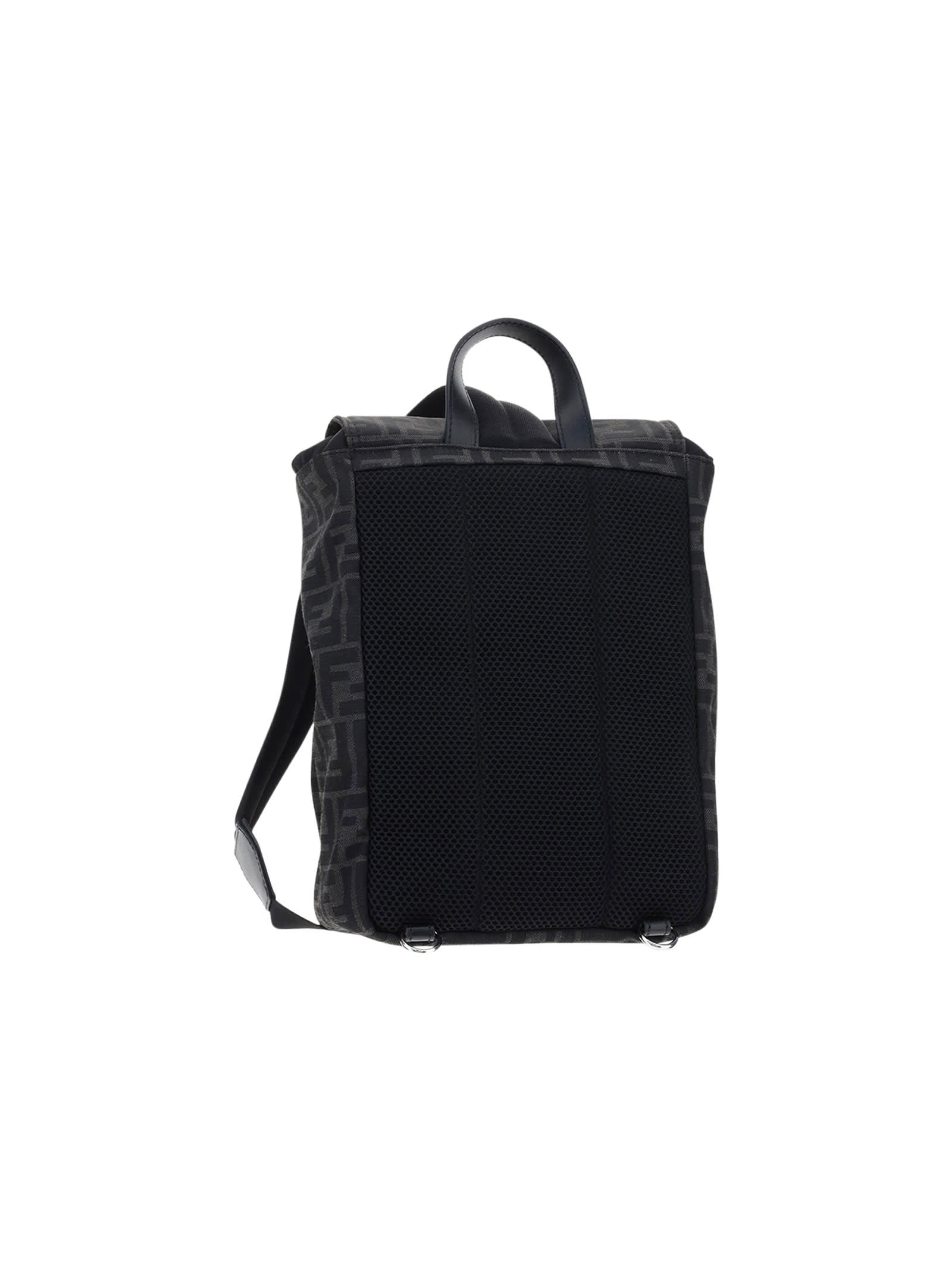 Shop Fendi Ness Backpack In Grey