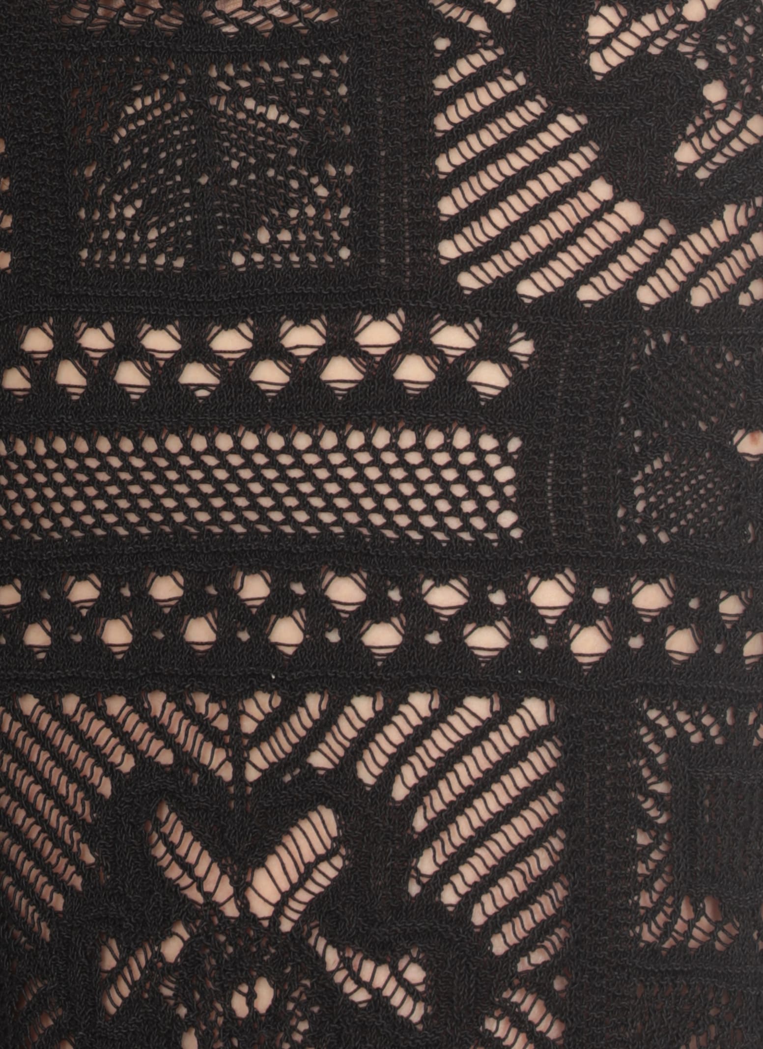 D Exterior Black Cotton Pants