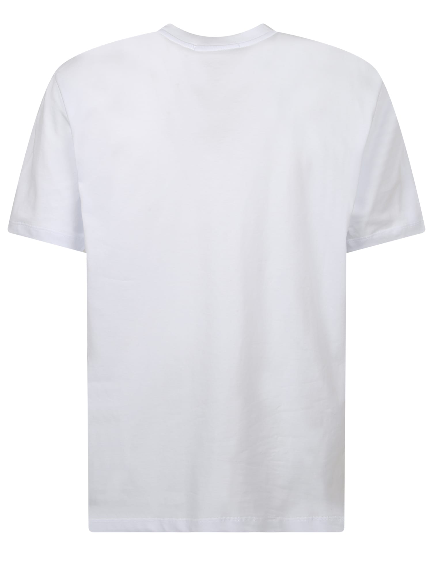 Shop Msgm Branded T-shirt In White