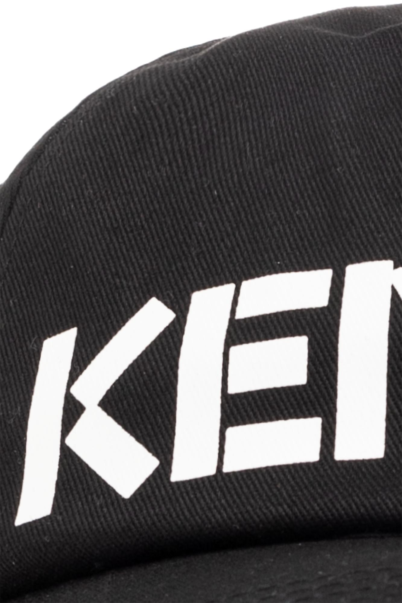 Shop Kenzo Baseball Cap With Logo In Black