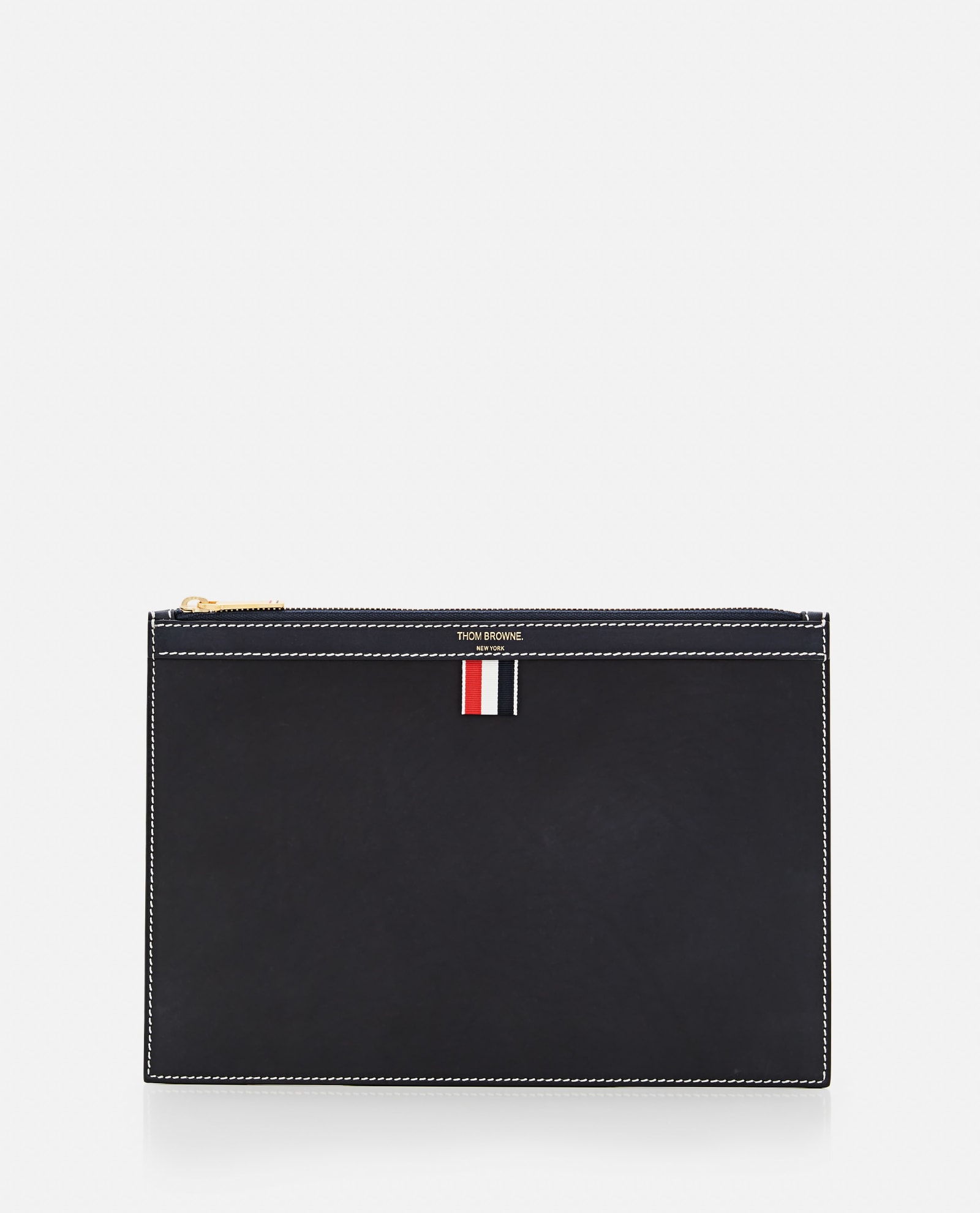 Thom Browne Small Document Holder In Blue