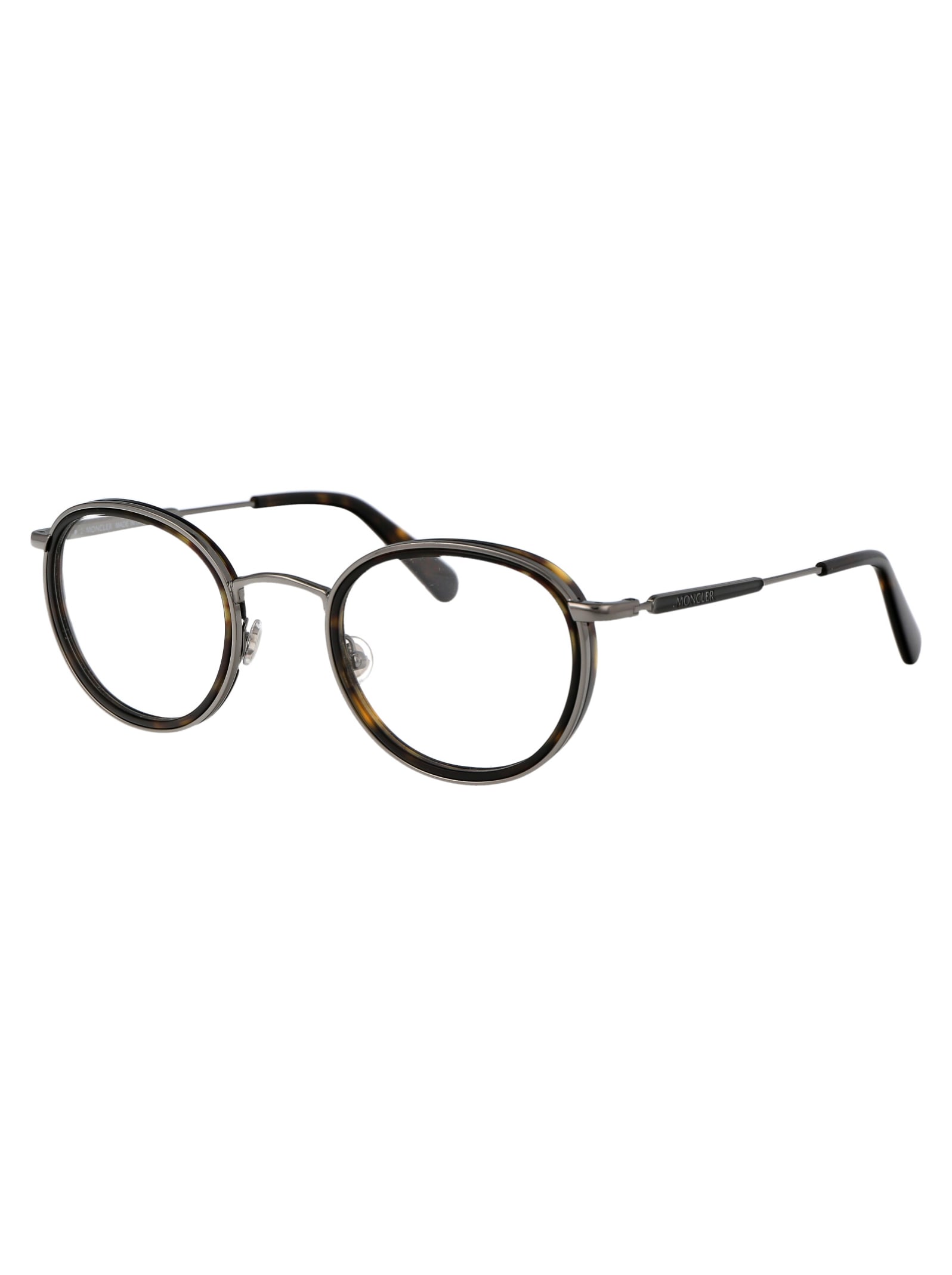 Shop Moncler Ml5153 Glasses In 052 Avana Scura