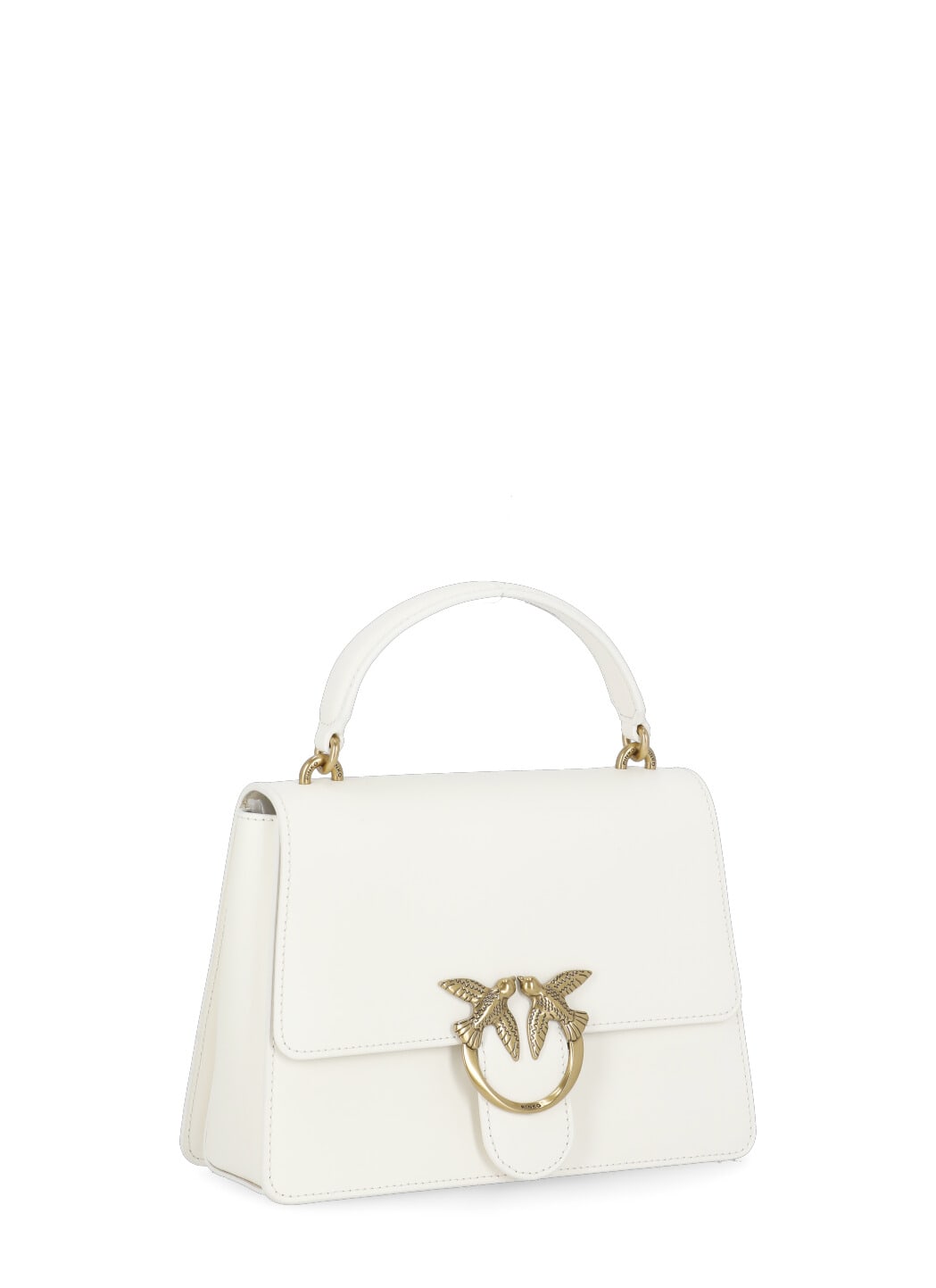Pinko Love One Top Handle Tote In White
