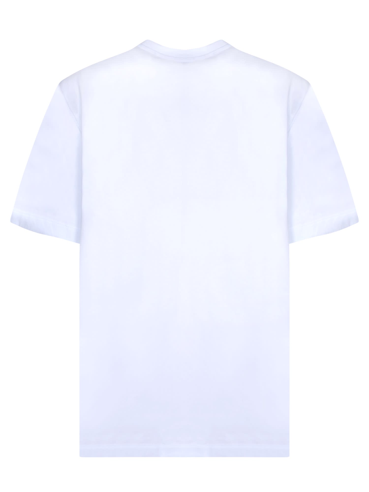Shop Msgm Micro Logo White T-shirt