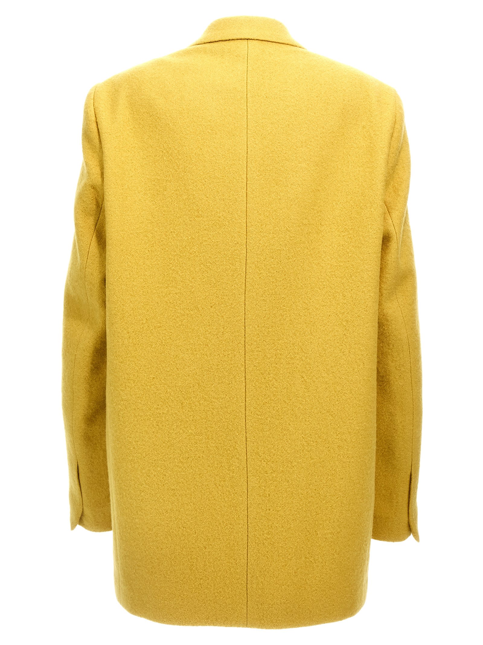 Shop Dries Van Noten Blink Blazer In Yellow