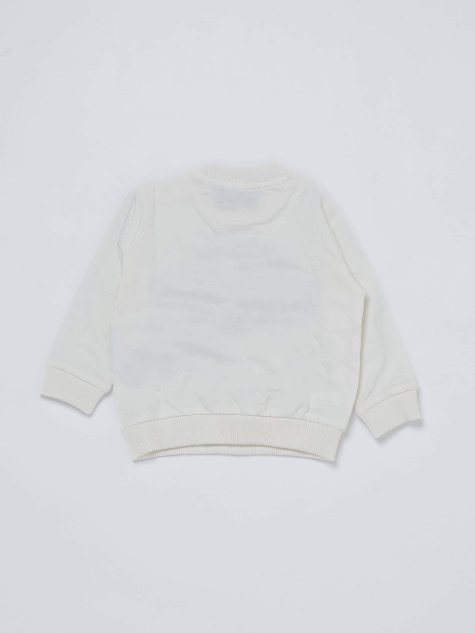 Shop Moschino Sweatshirt Sweatshirt In Bianco