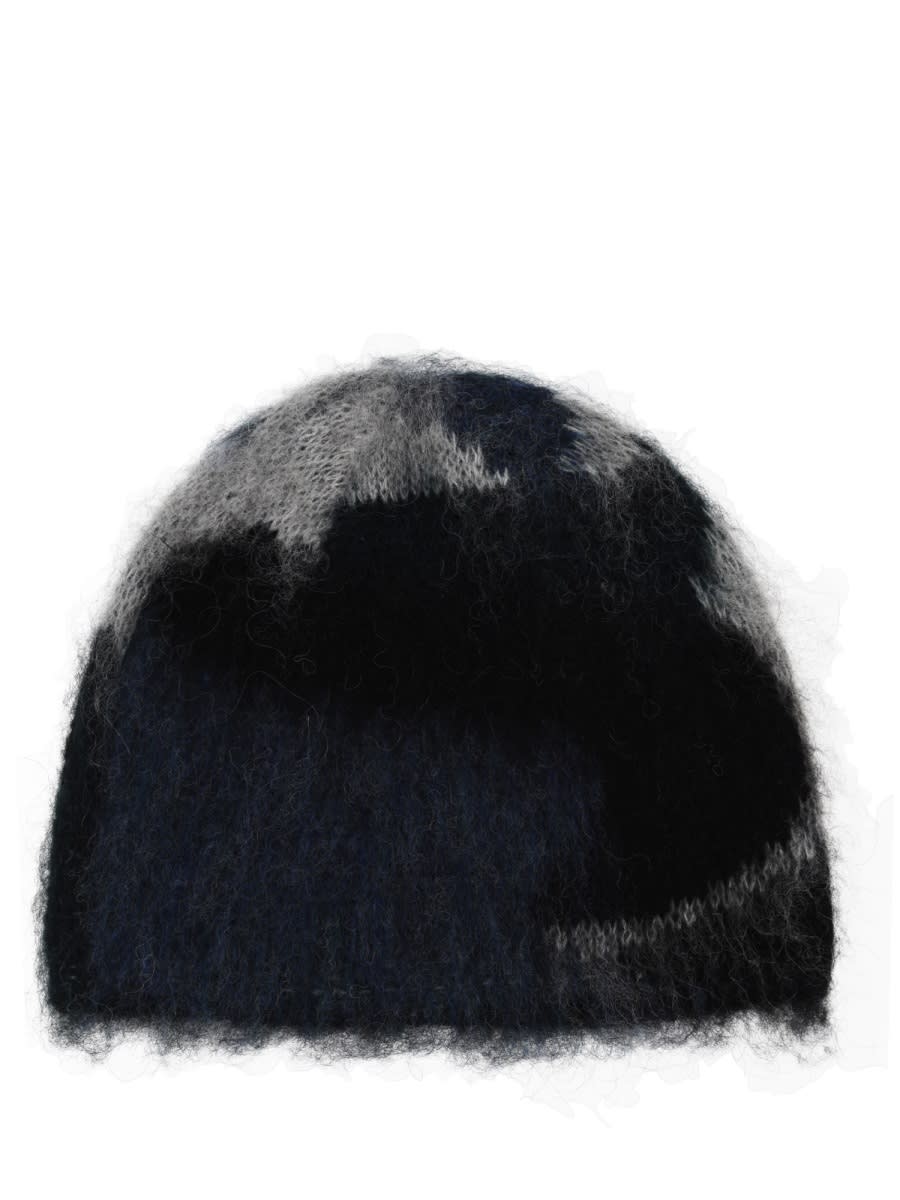 And Wander Wool Blend Beanie In Black