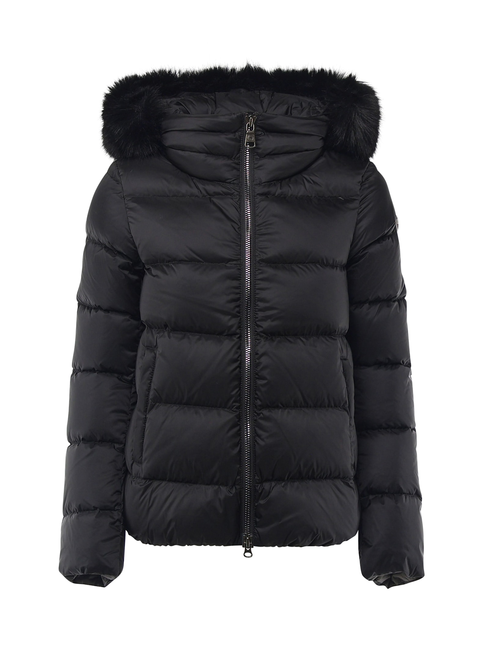 Down Jacket Detachable Faux Fur Hood