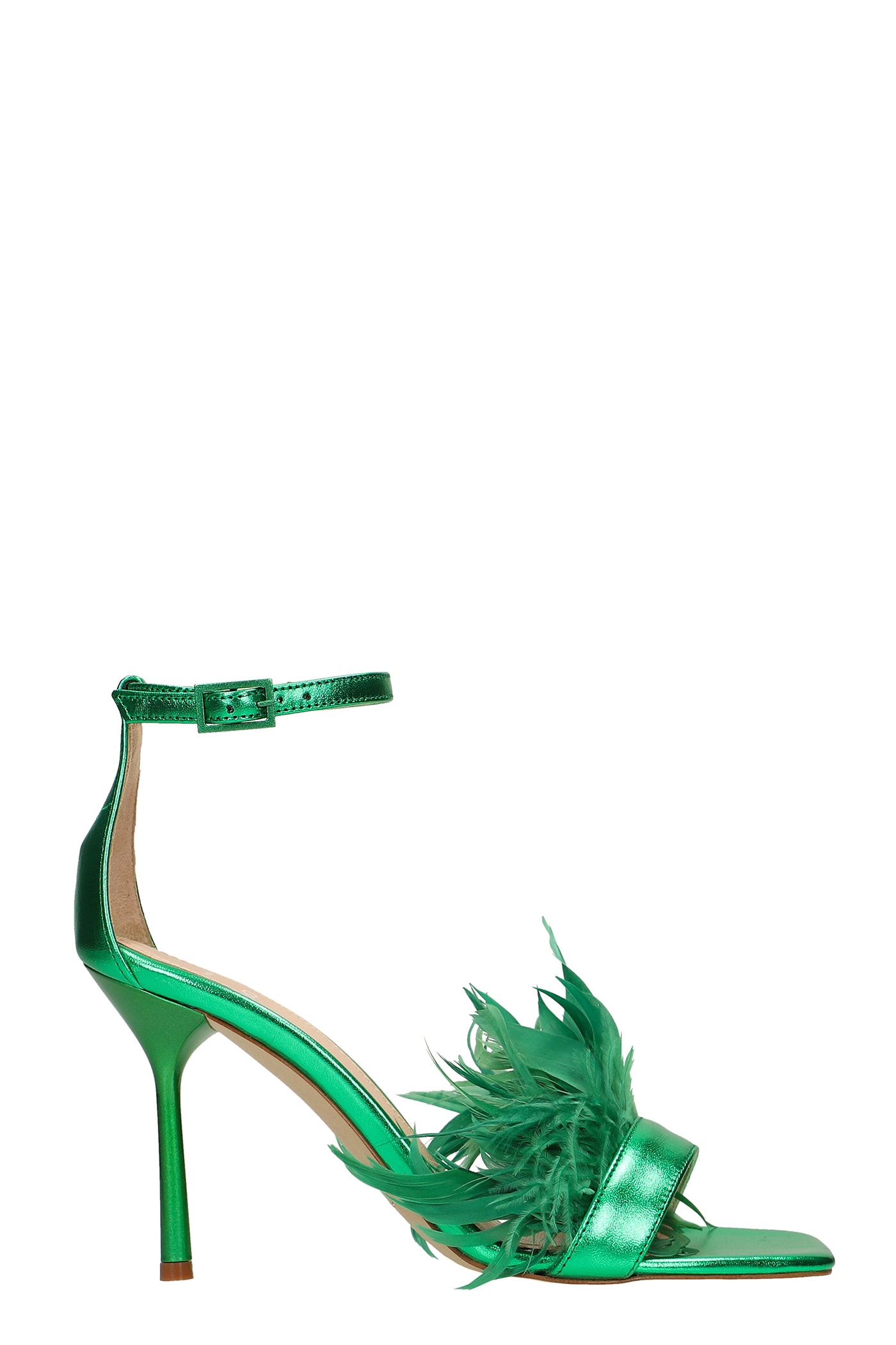 Liu-Jo Camelia Lh 02 Sandals In Green Leather