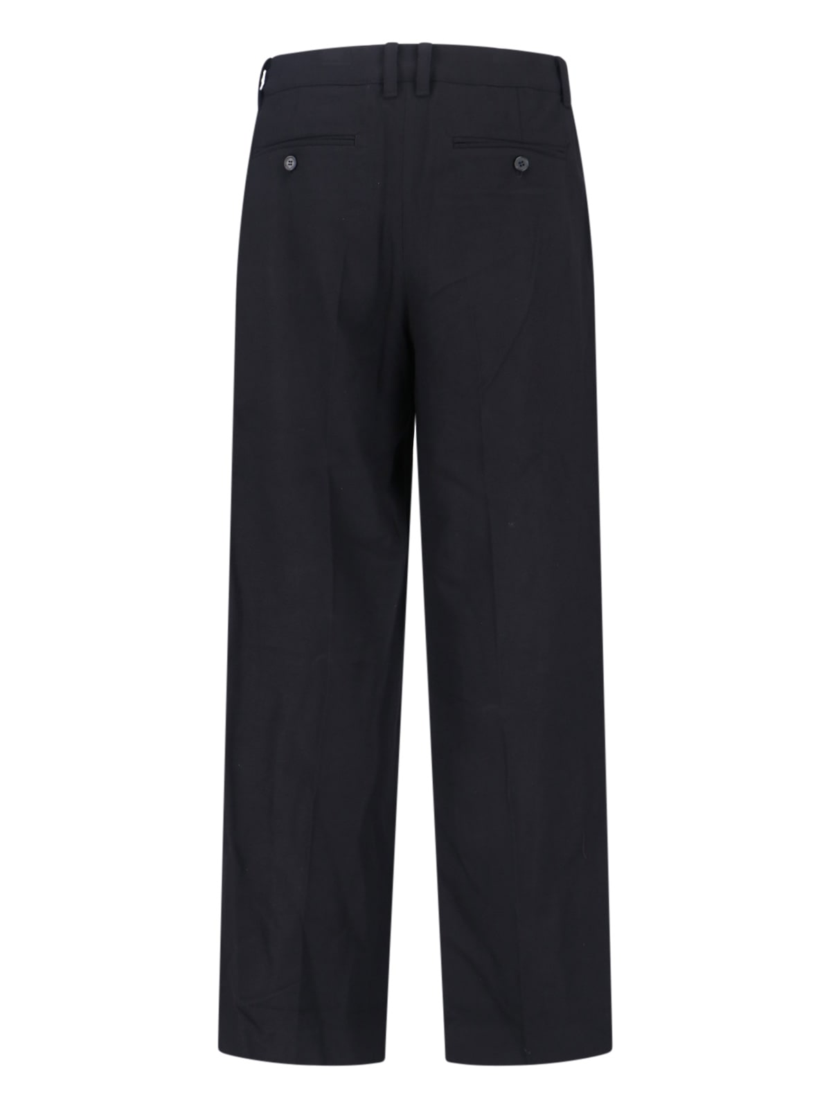Dunst Pleated-front Trousers In Black