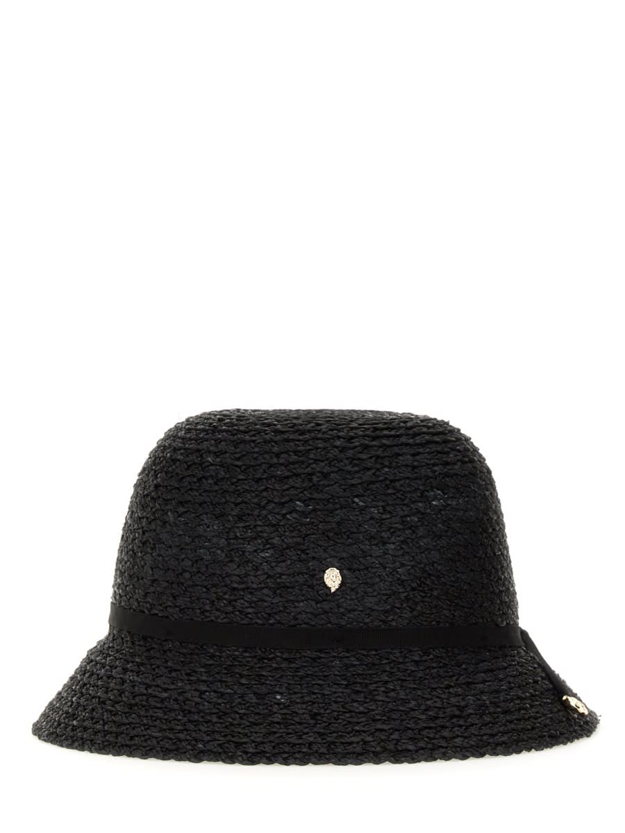 Shop Helen Kaminski Purple Hat In Black