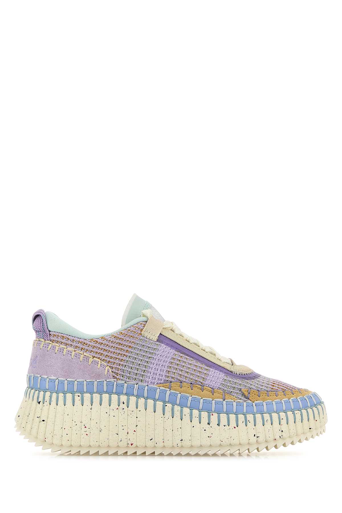 Chloé Multicolor Fabric Nama Sneakers