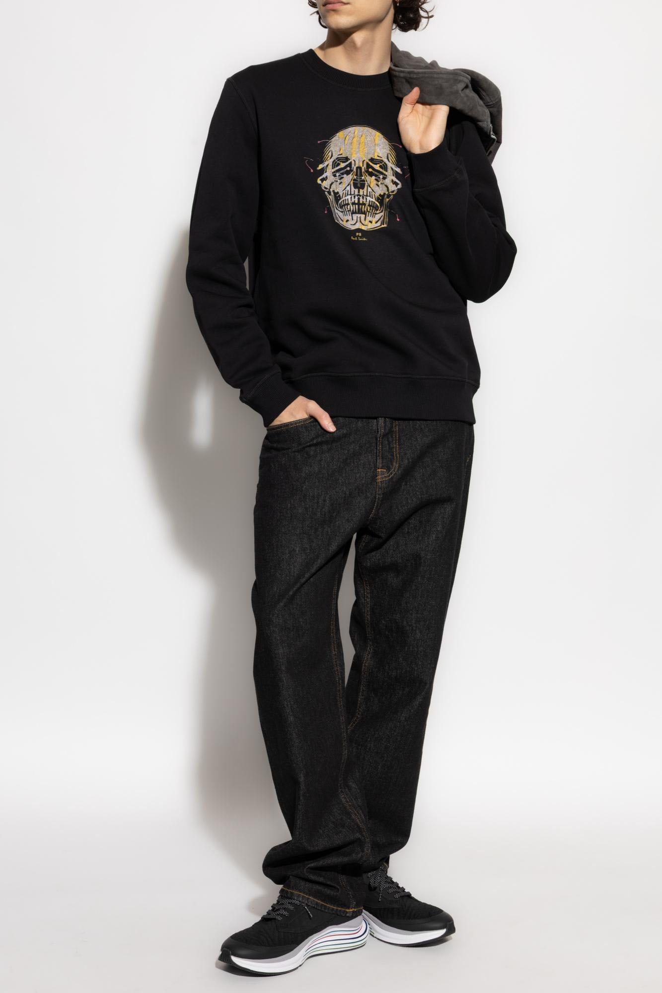Ps By Paul Smith Ps Paul Smith Sweatshirt With Colorful Print In Black