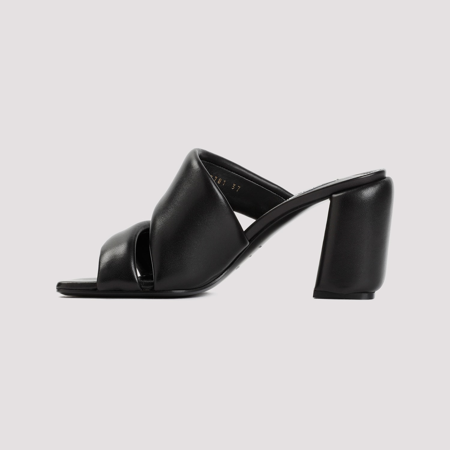 Shop Sergio Rossi Spongy 80 Sandal In Nero