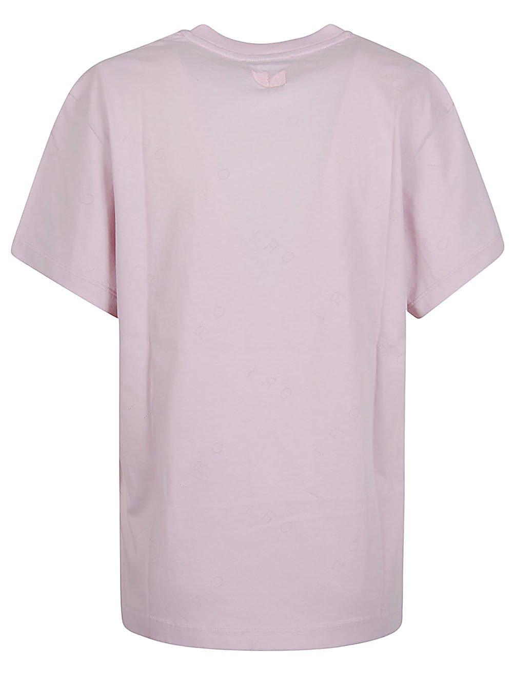 Shop Iro V-neck T-shirt In Pink
