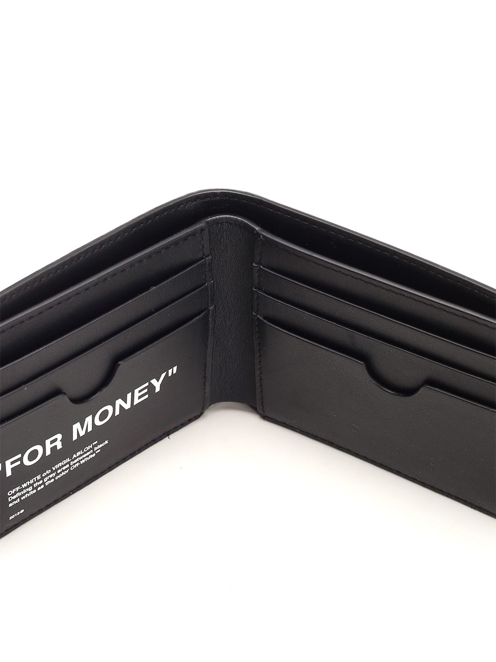 Off-White c/o Virgil Abloh Quote Bookish Bifold Wallet in Black
