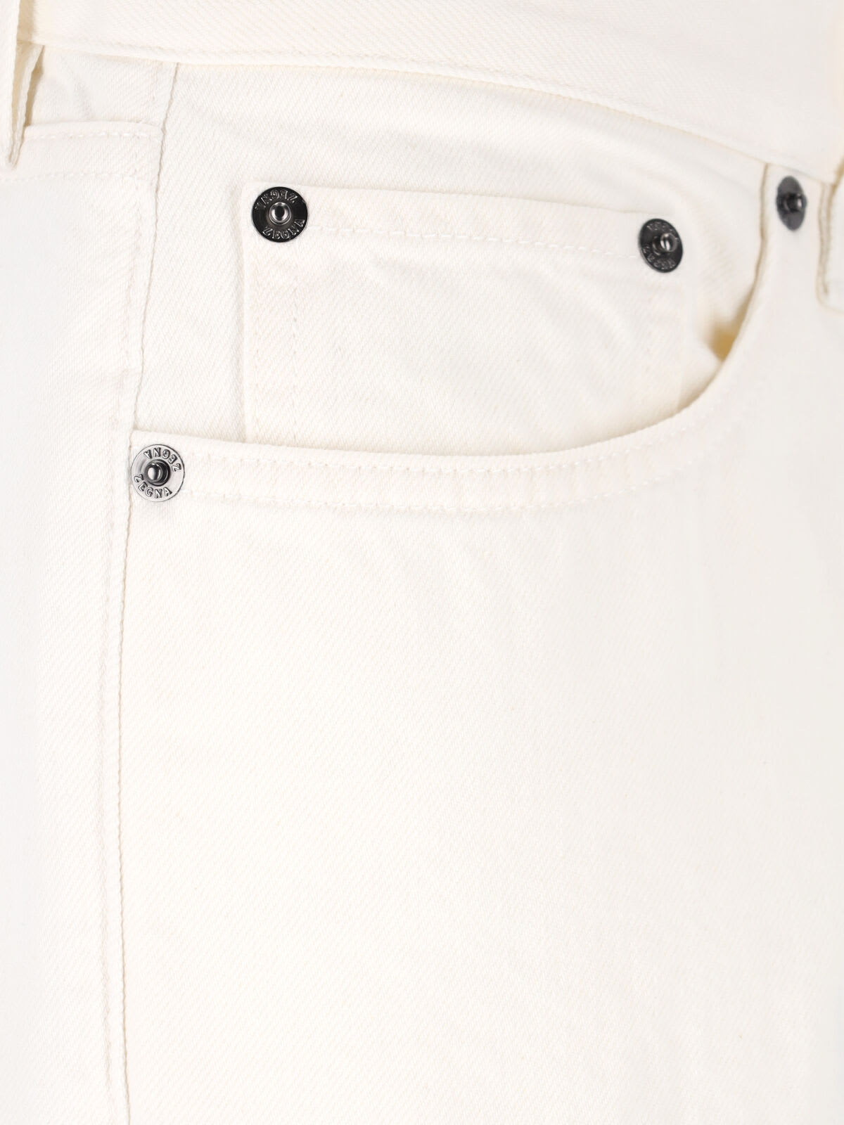 Zegna Skinny Jeans In White