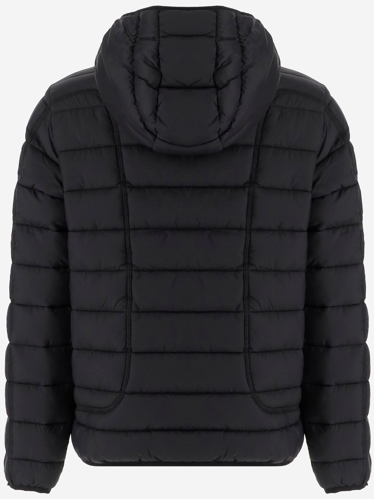 Diesel Jwstone Nylon Down Jacket In Black