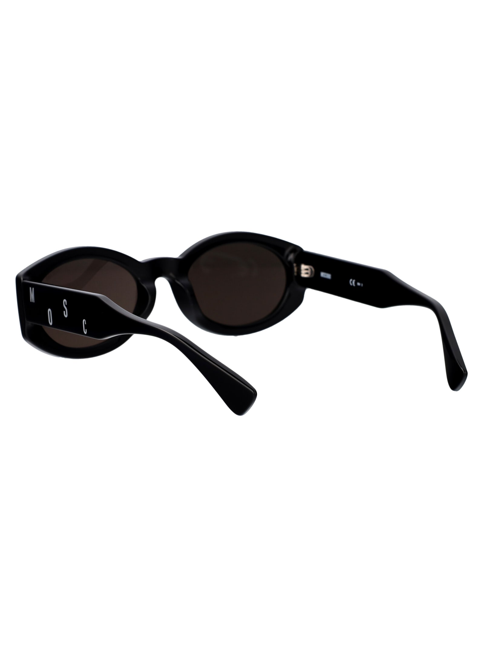 Shop Moschino Eyewear Mos141/s Sunglasses In 807ir Black