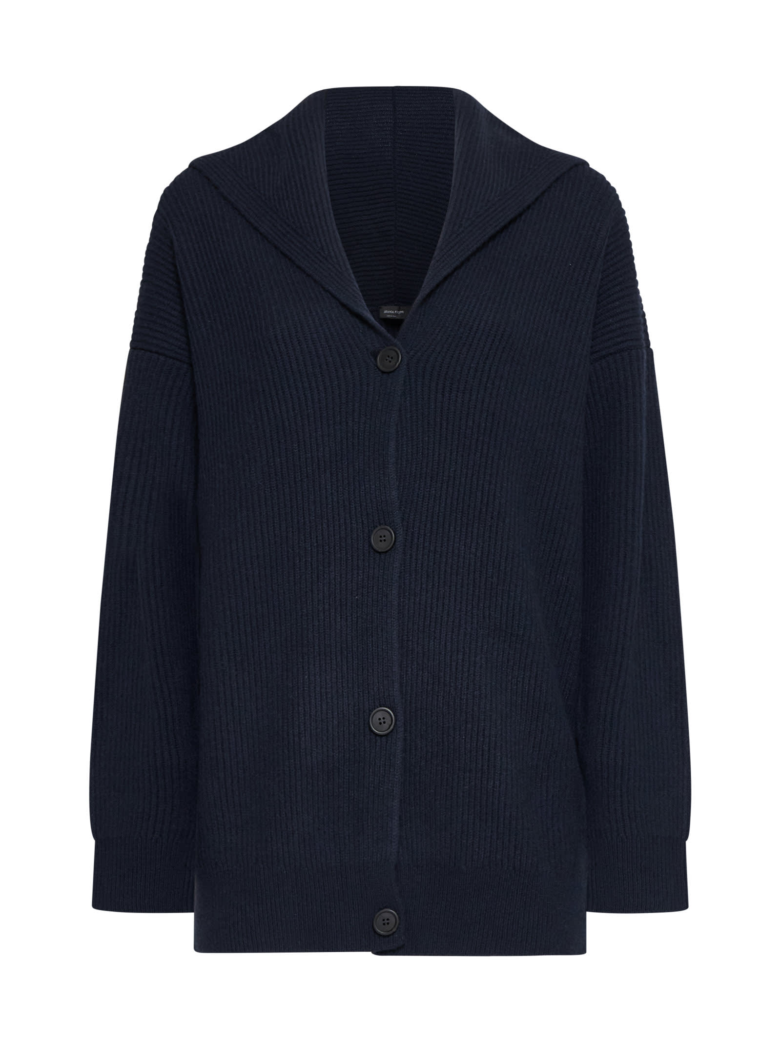 Shop Fabiana Filippi Cardigan In Blue