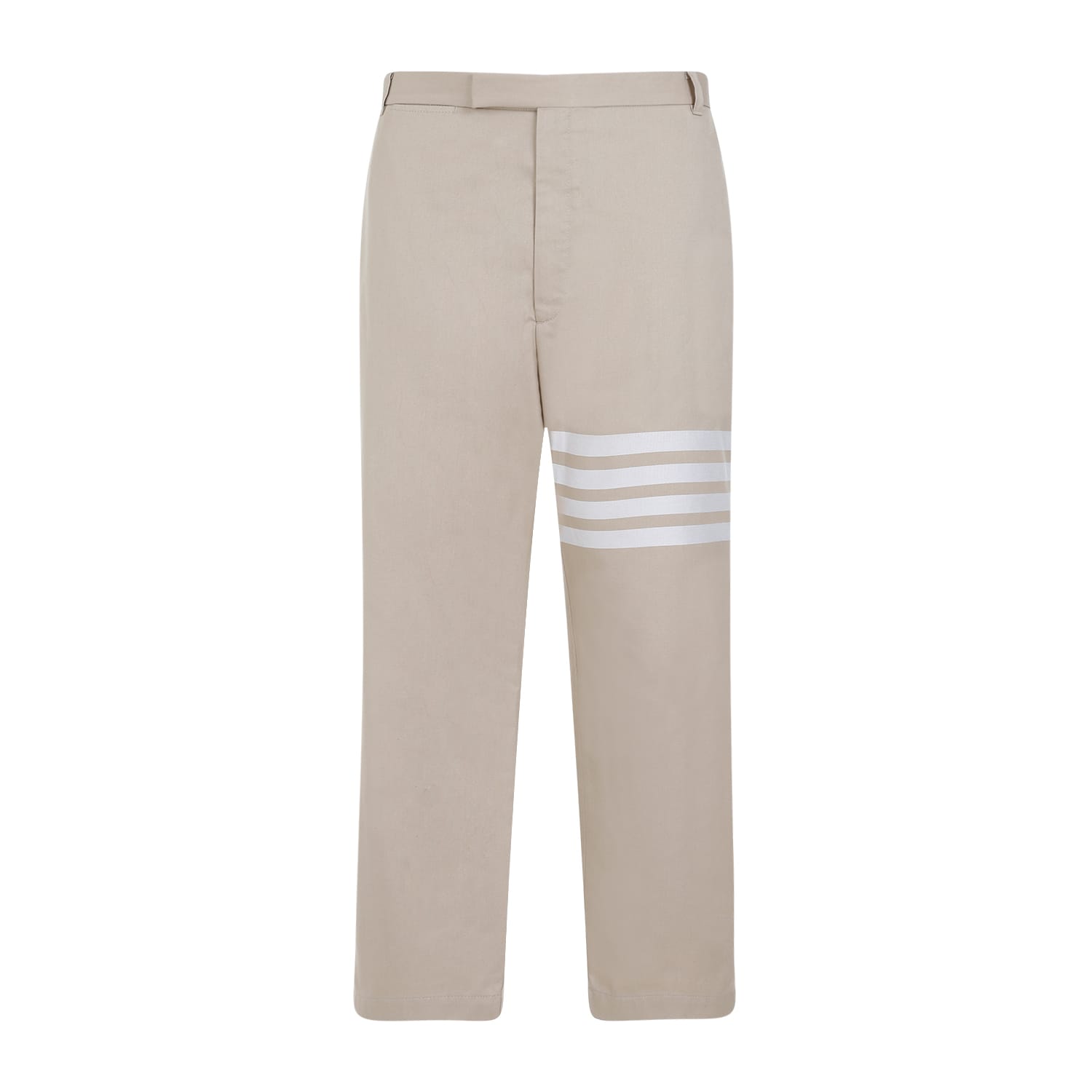 Shop Thom Browne Thome Browne Unconstructed Straight Leg Trousers In Camel