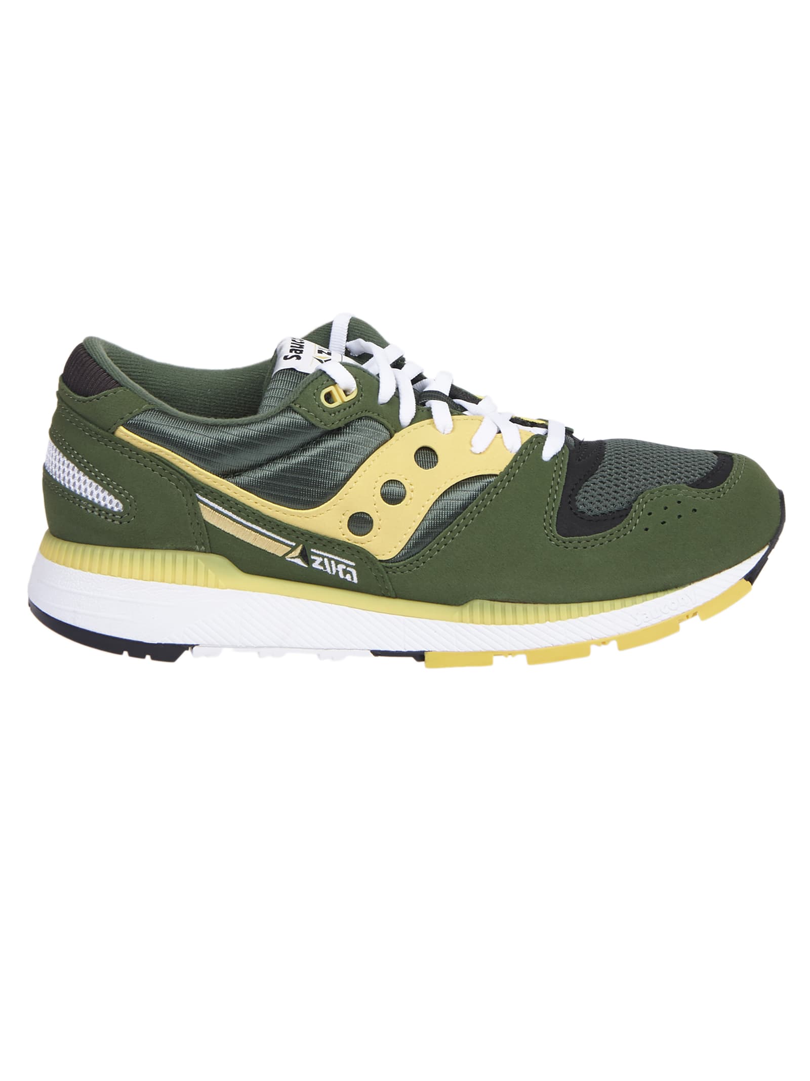 saucony green and yellow shoes