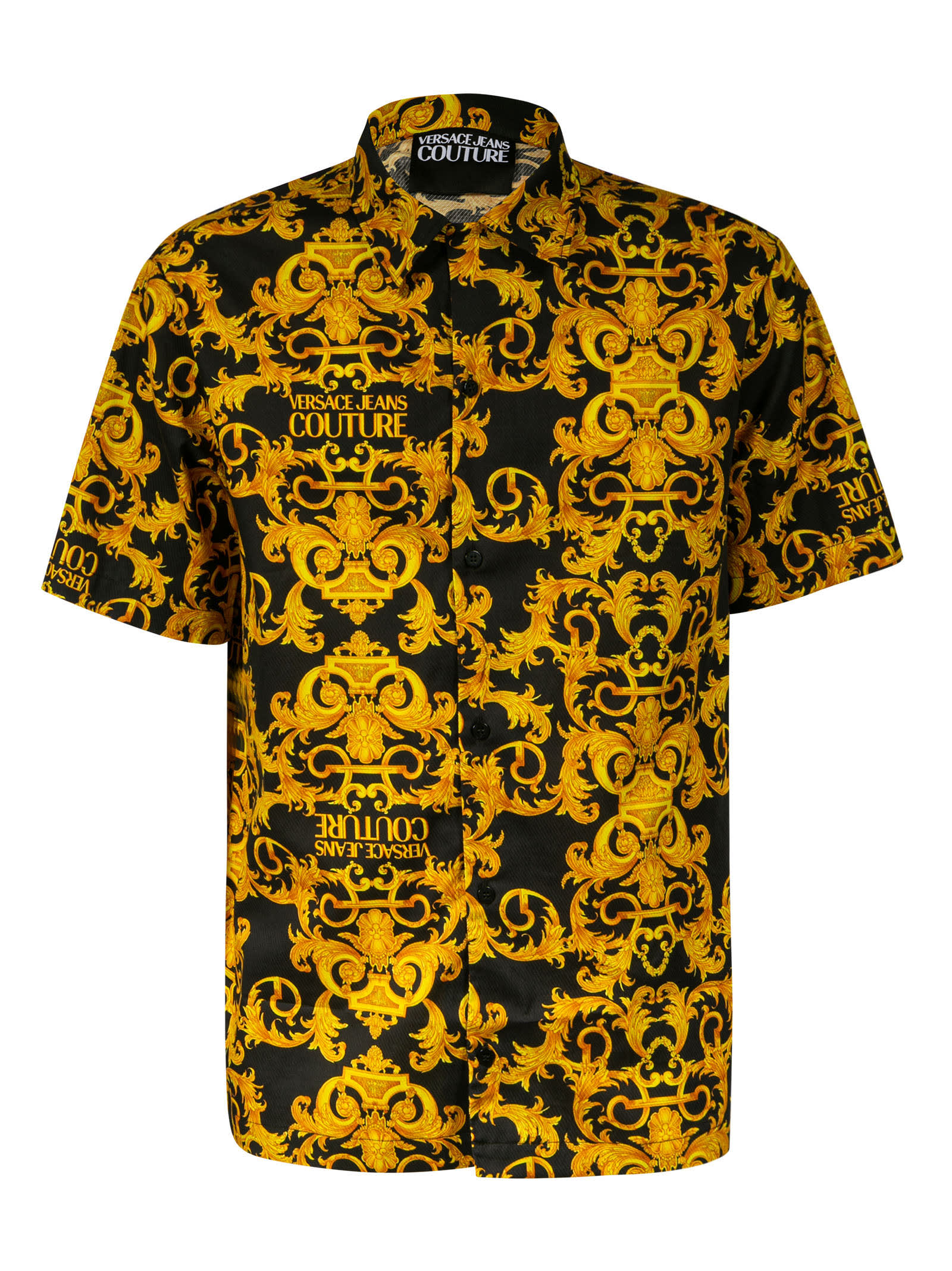 Versace Jeans Couture Short-sleeve Printed Shirt