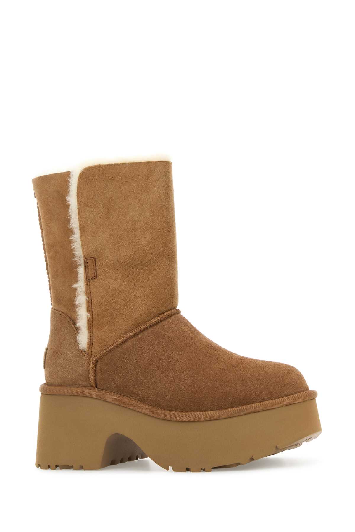Ugg Camel Suede Esmee Boots In Brown