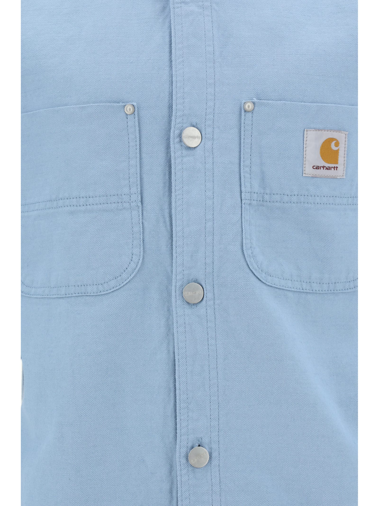 Shop Carhartt Walter Jac Shirt In Gnawed Blue