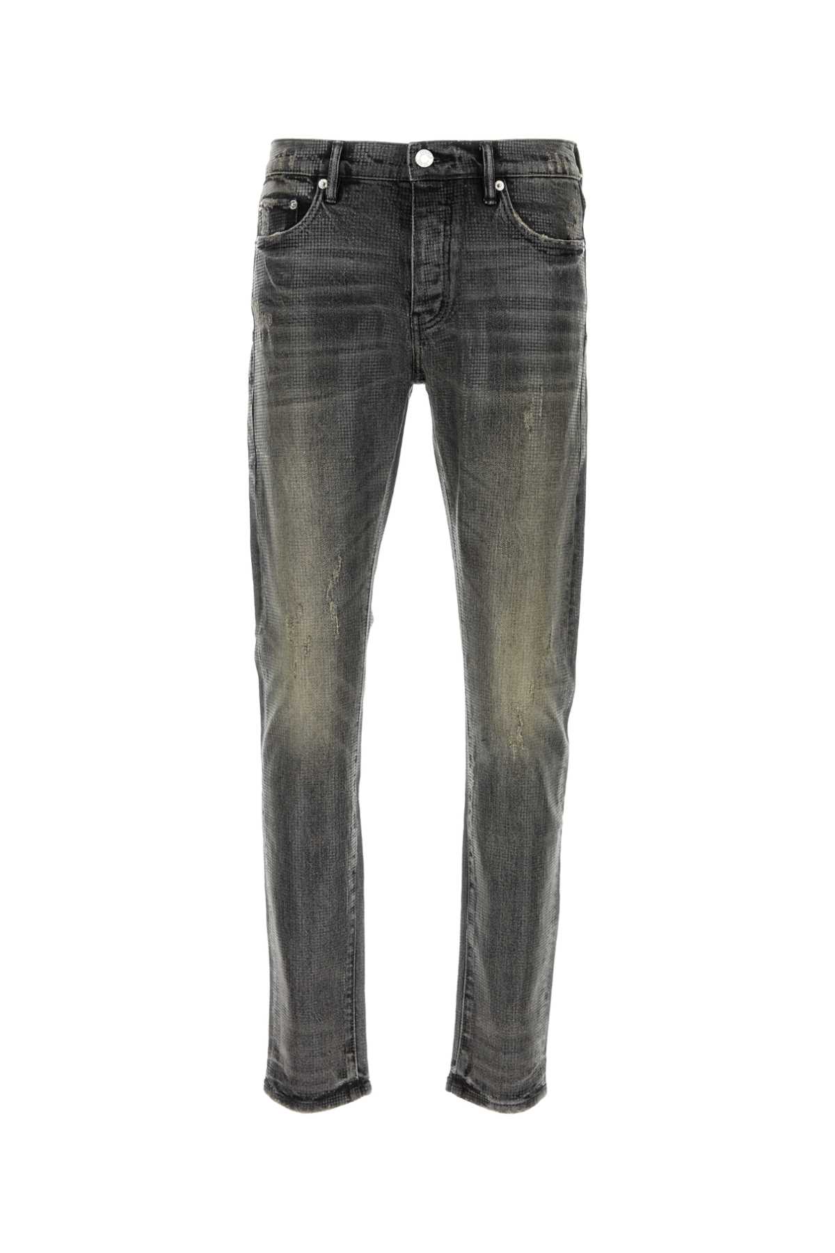 Black Stretch Denim P001 Jeans