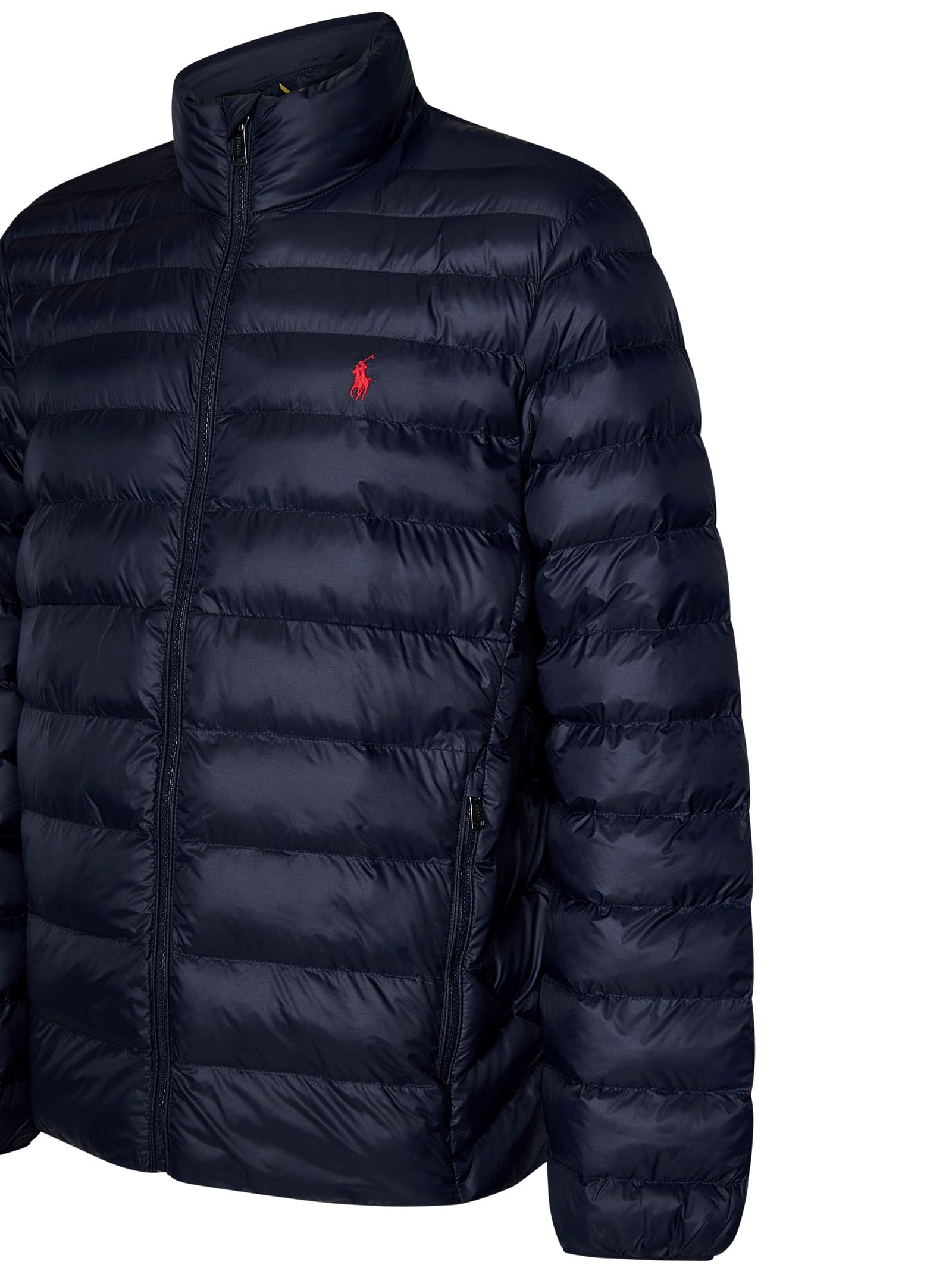 Shop Polo Ralph Lauren The Colden Packable Down Jacket In Blue