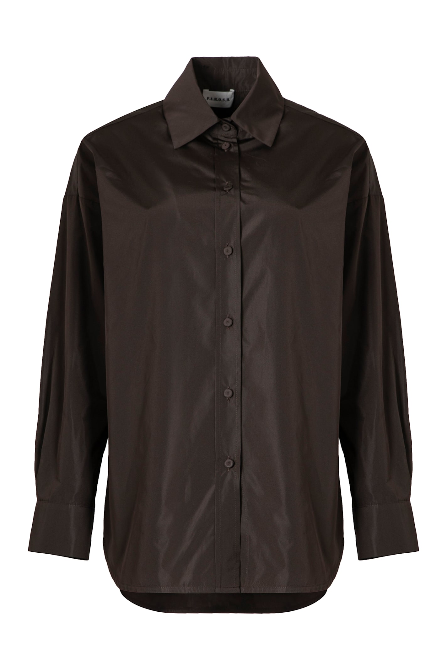 P.a.r.o.s.h . Taffeta Shirt In Black