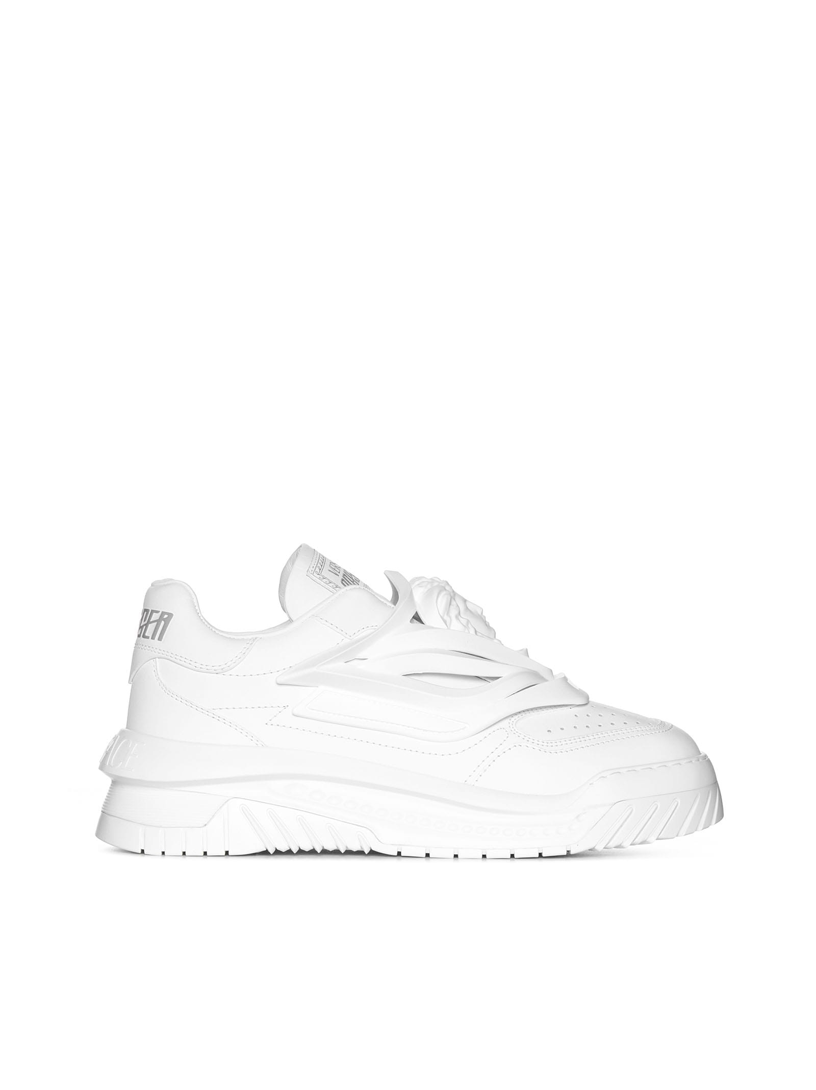 VERSACE WHITE ODISSEA SNEAKERS