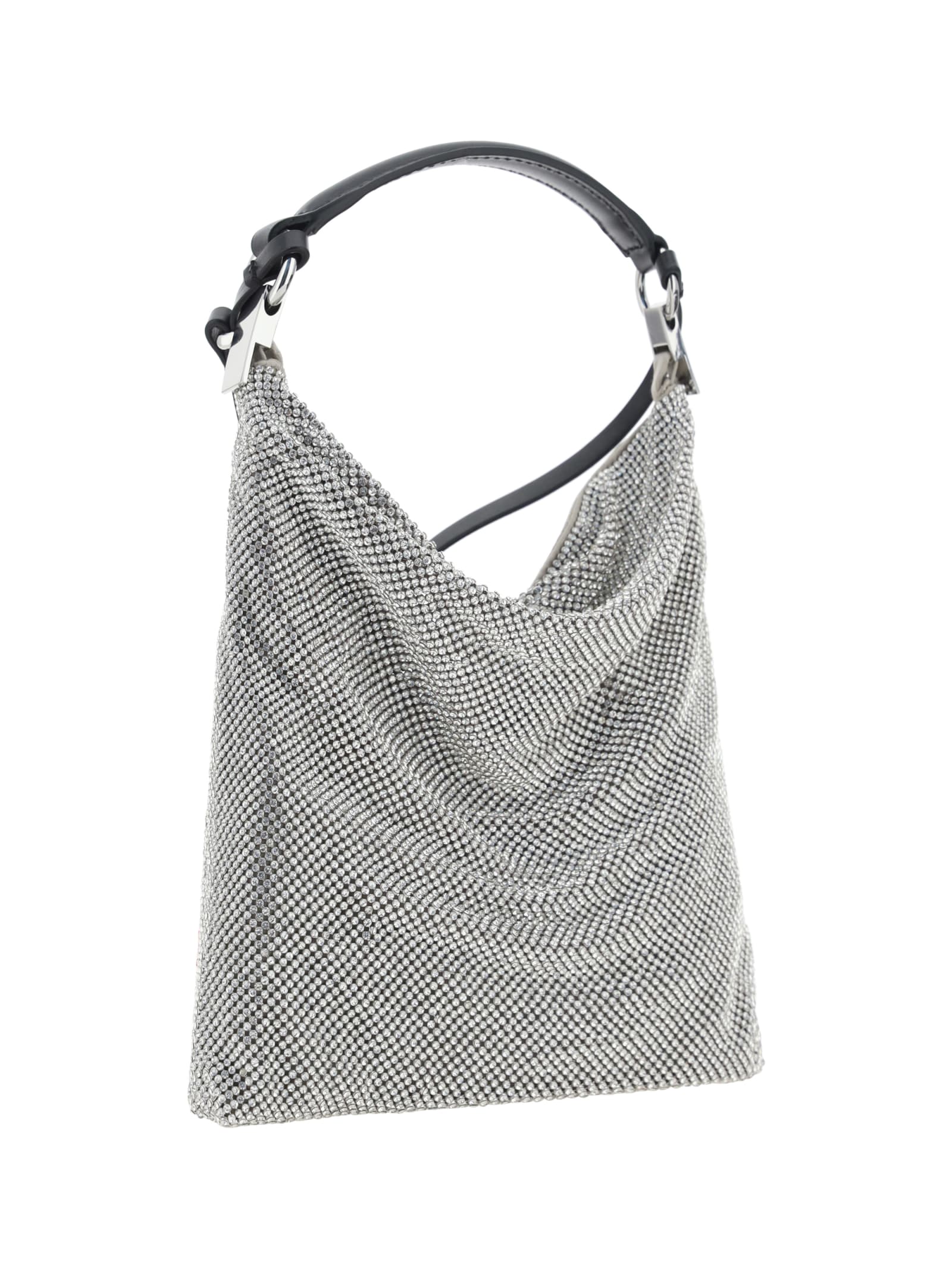 Shop Benedetta Bruzziches Bella Ciao Handbag In Silver