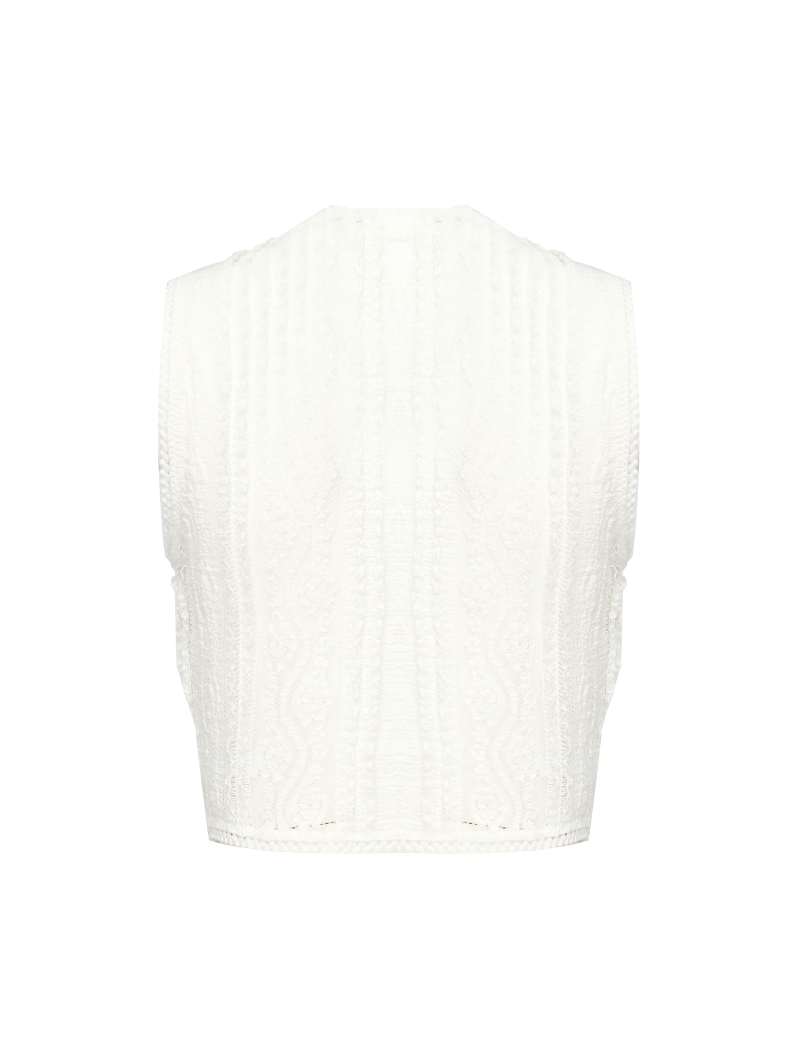 Charo Ruiz Asteria Top In White