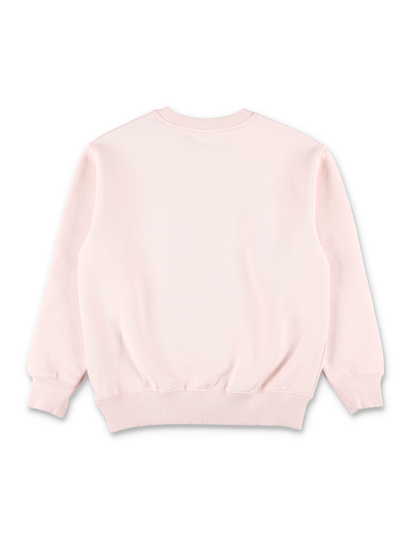 Off-white Kids Logo Pink Crewneck Sweatshirt In Pink