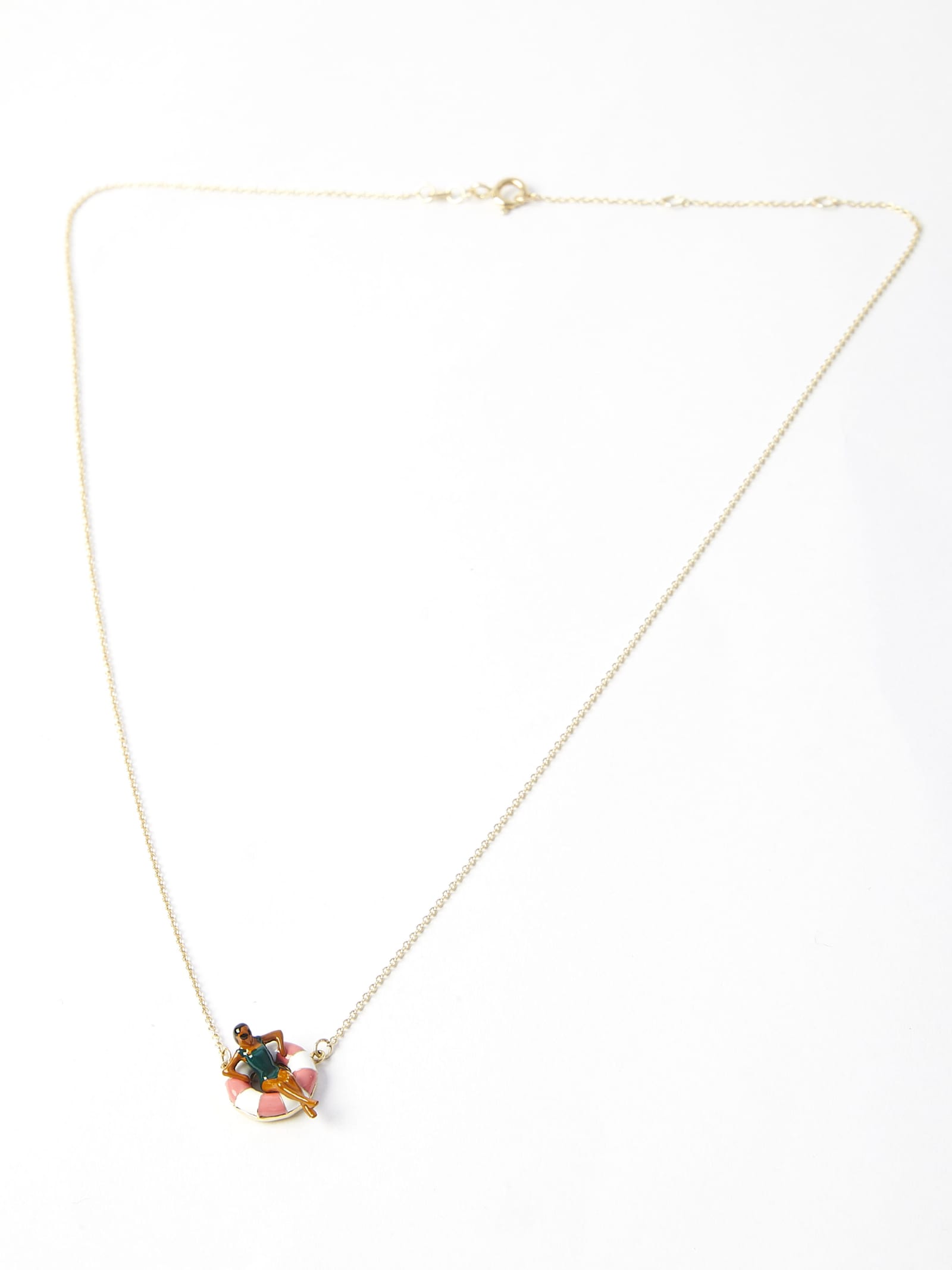 Natia X Lako Airplane gold-plated Necklace - Farfetch