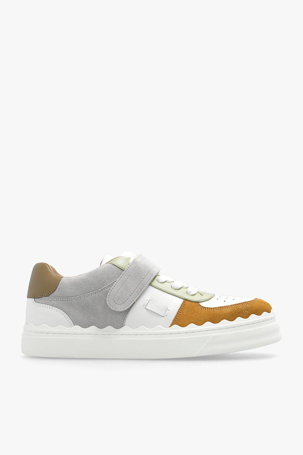 Shop Chloé Lauren Low-top Sneakers In Grey