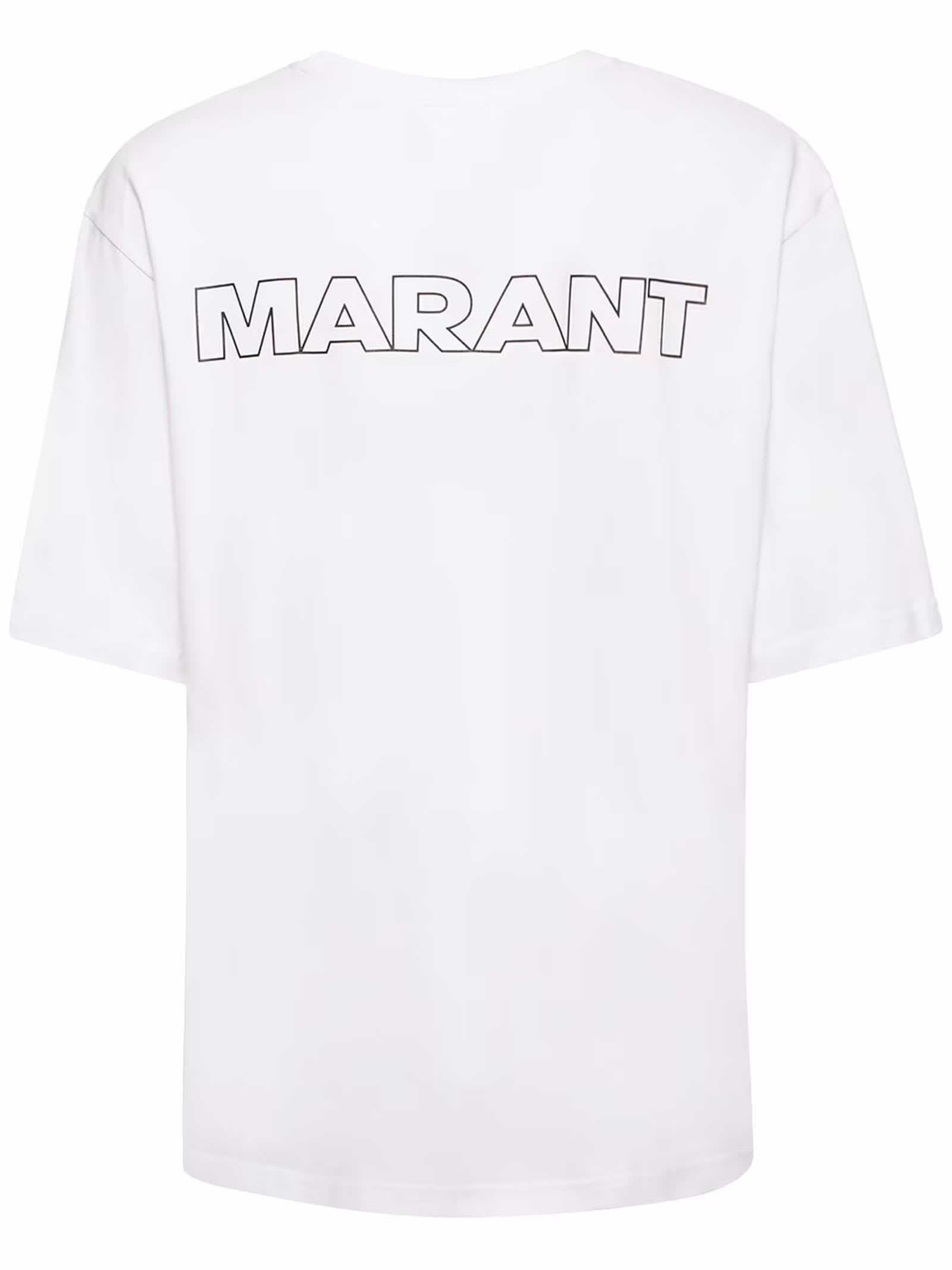 Shop Isabel Marant Guizy T-shirt In White