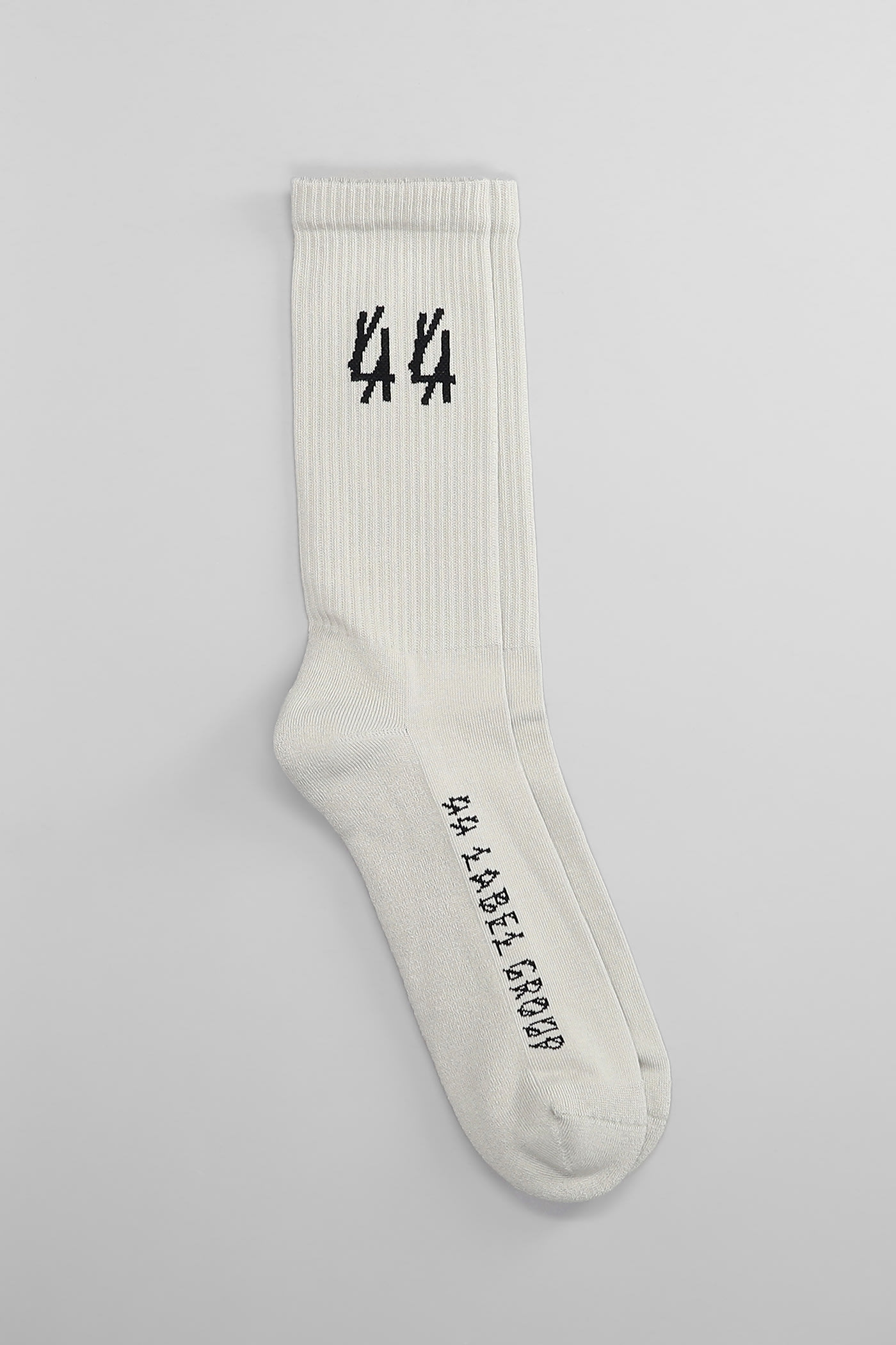 Socks In Grey Cotton