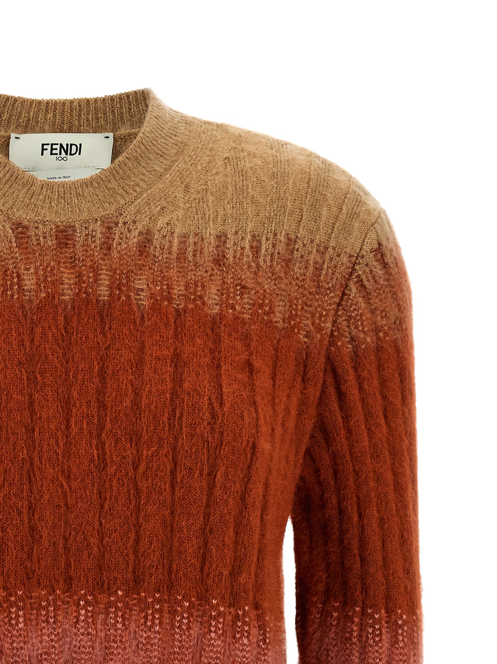 Fendi Vanite Knit Sweater Sweaters And Cardigans Multicolor In Multi