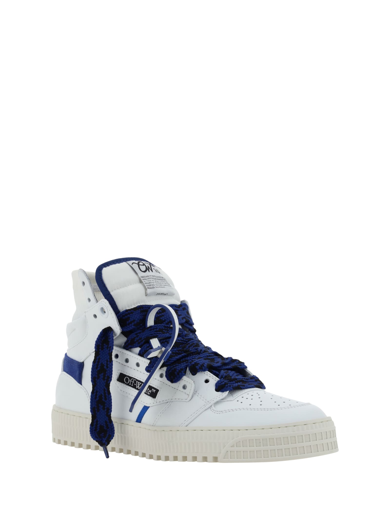 Shop Off-white 3.0 Off Court Sneakers In White Navy Blue