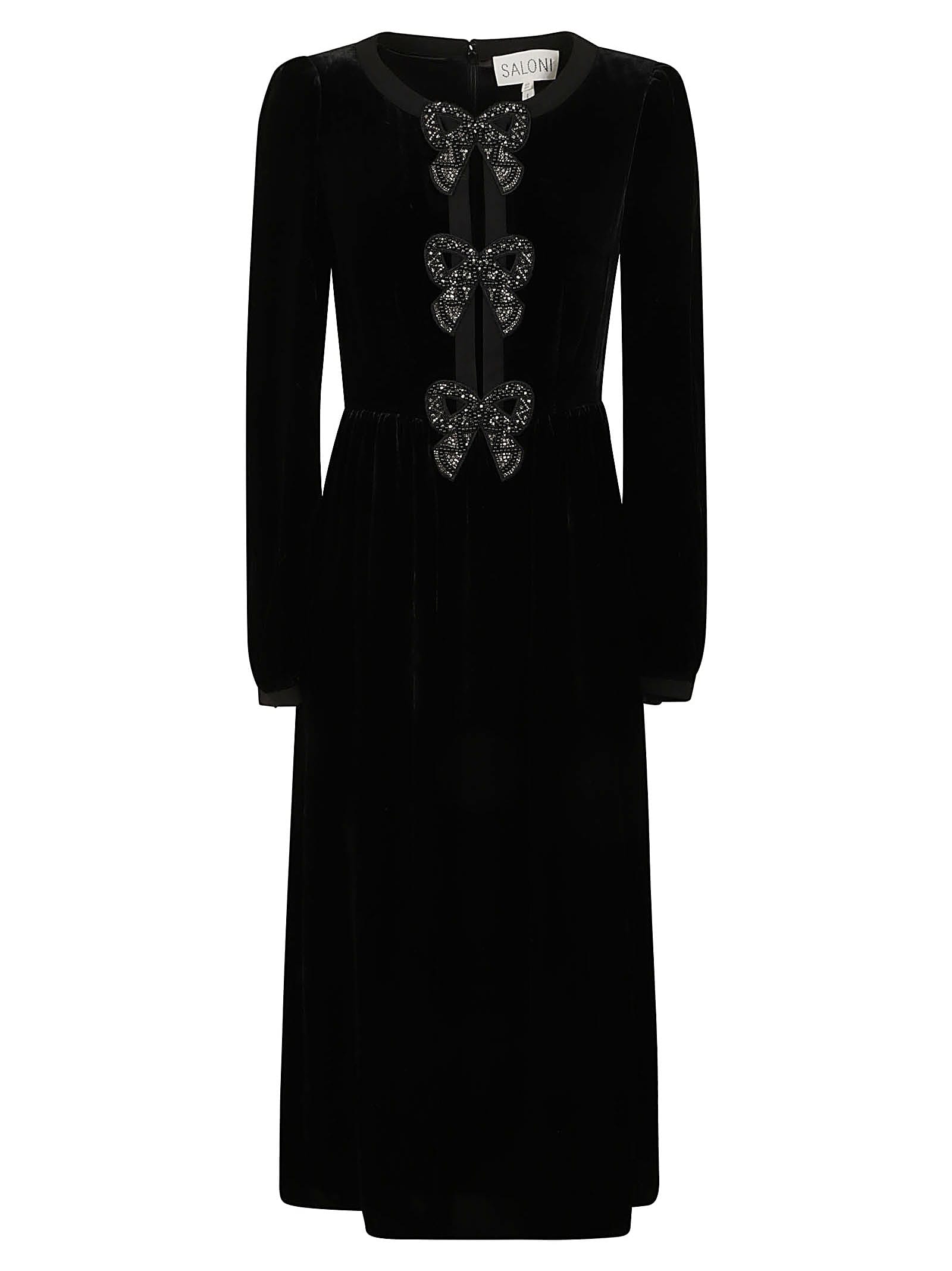 Saloni Dress In Black