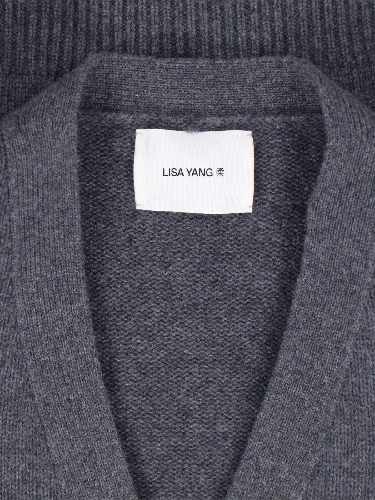 Lisa Yang Gray Danni Cardigan In Gray