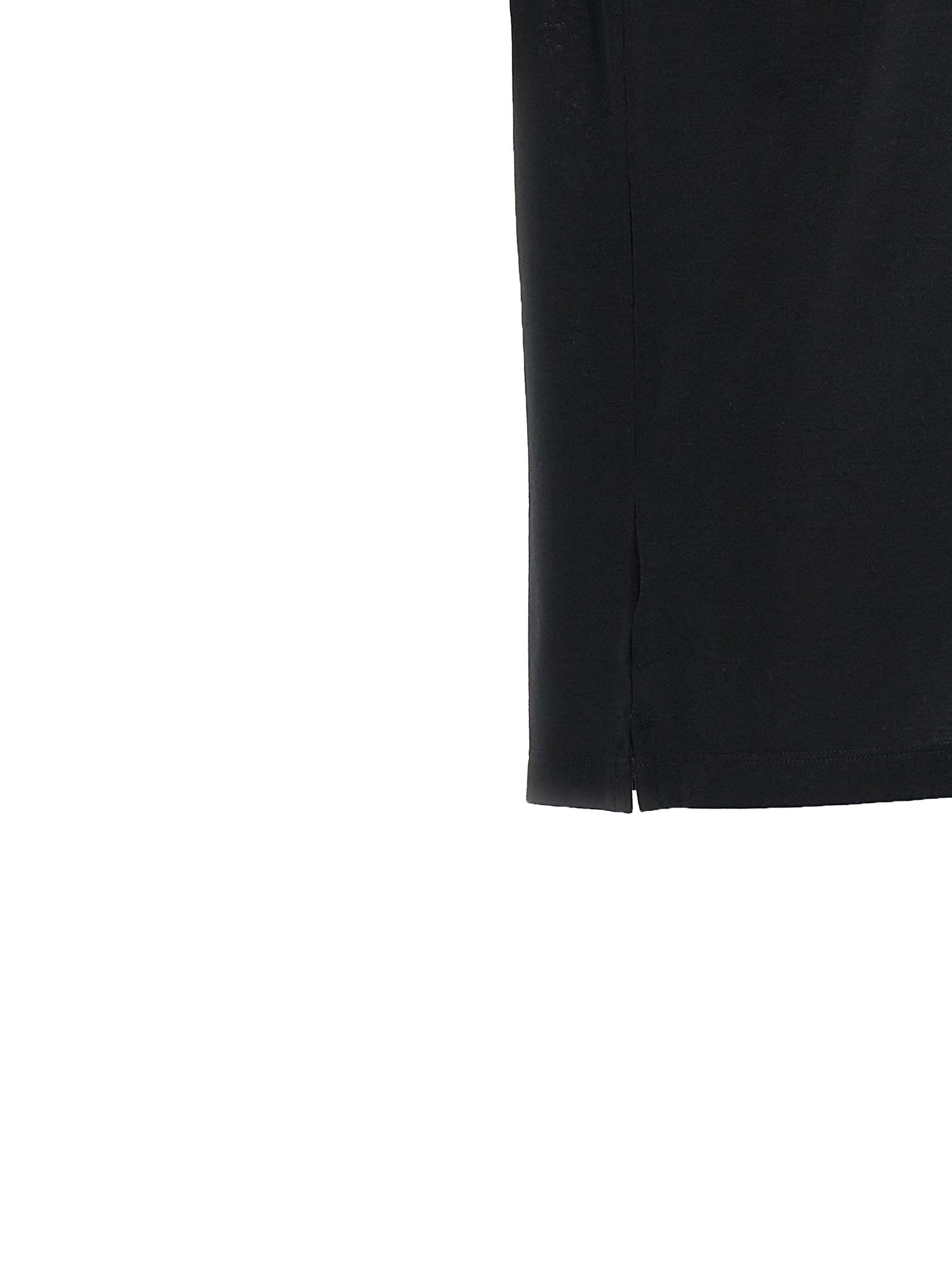 Zanone Jersey Crew Neck T-shirt In Black