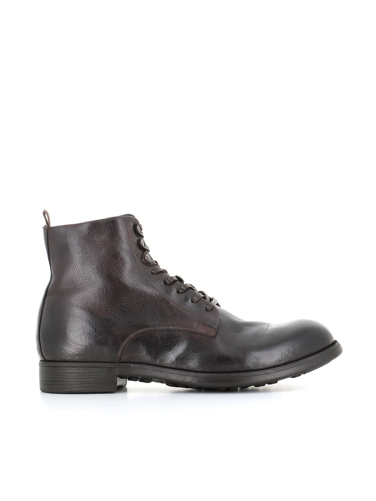 Officine Creative Lace-up Boot Chronicle/004 In Dark Brown